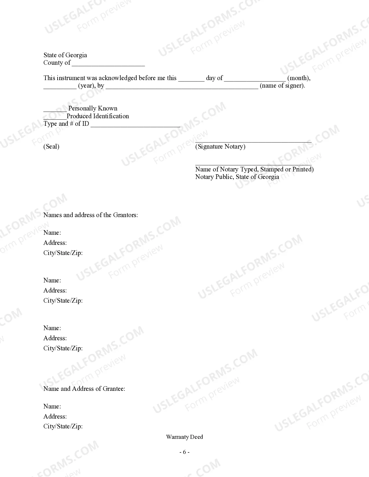 Preview Warranty Deed - Three Individuals to Husband and Wife