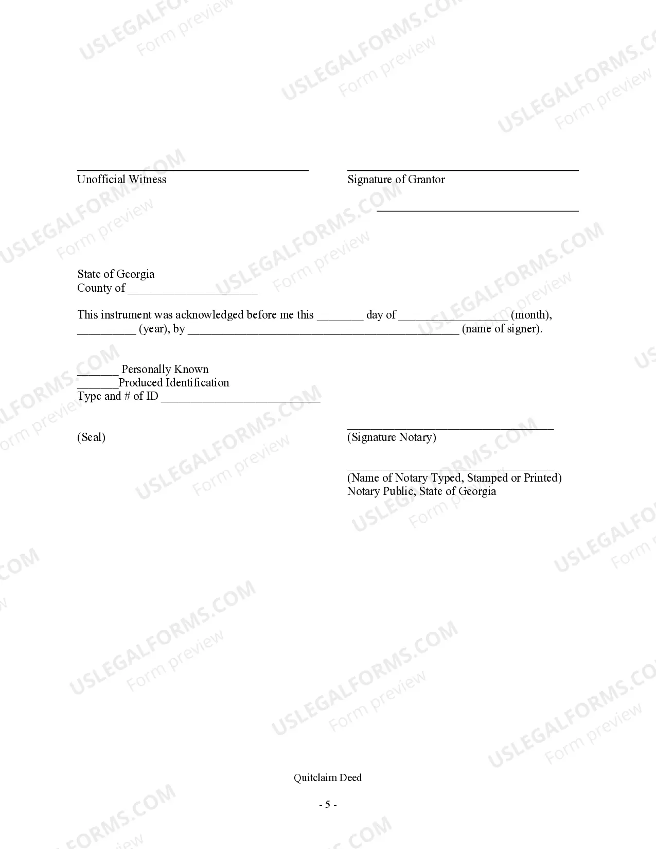Preview Quitclaim Deed from Husband, Wife and an Individual as Grantors to Husband and Wife Grantees.