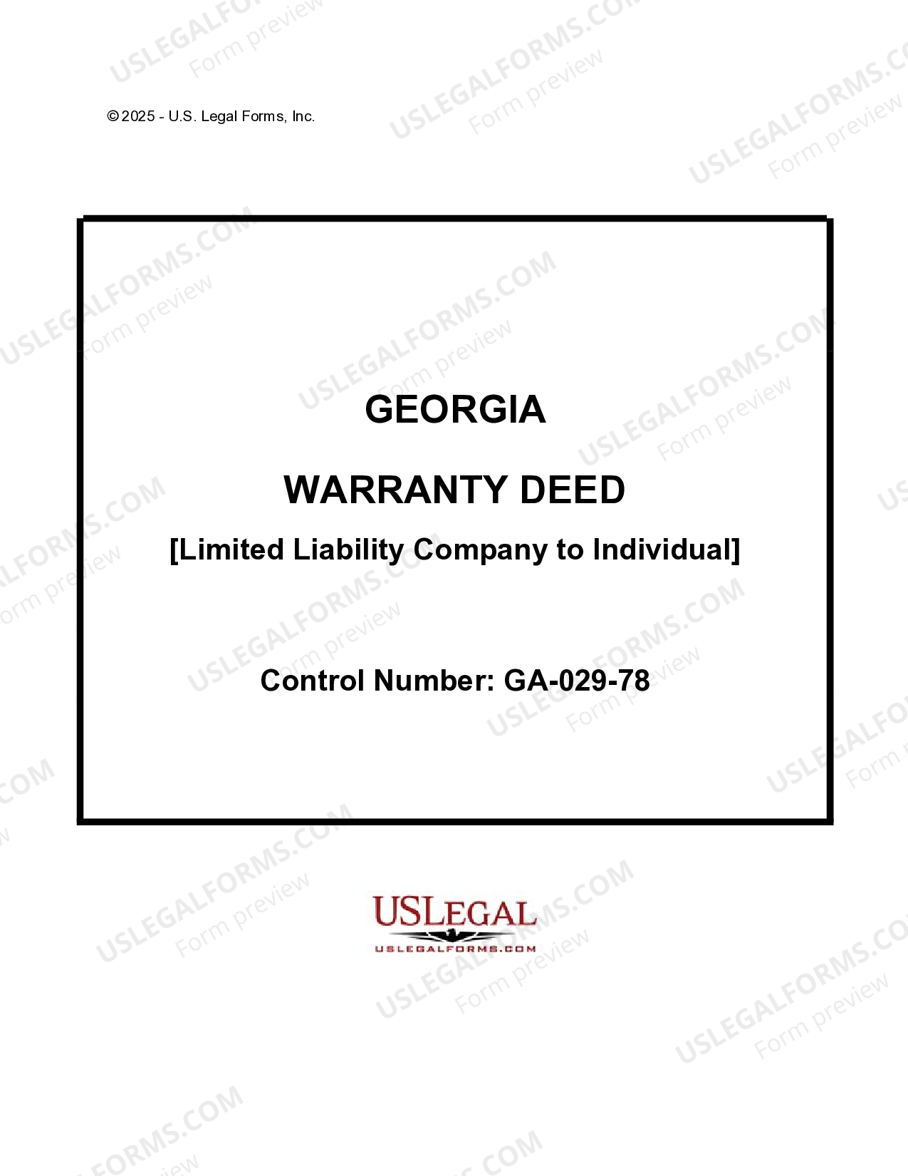Warranty Deed from Limited Liability Company to Individual