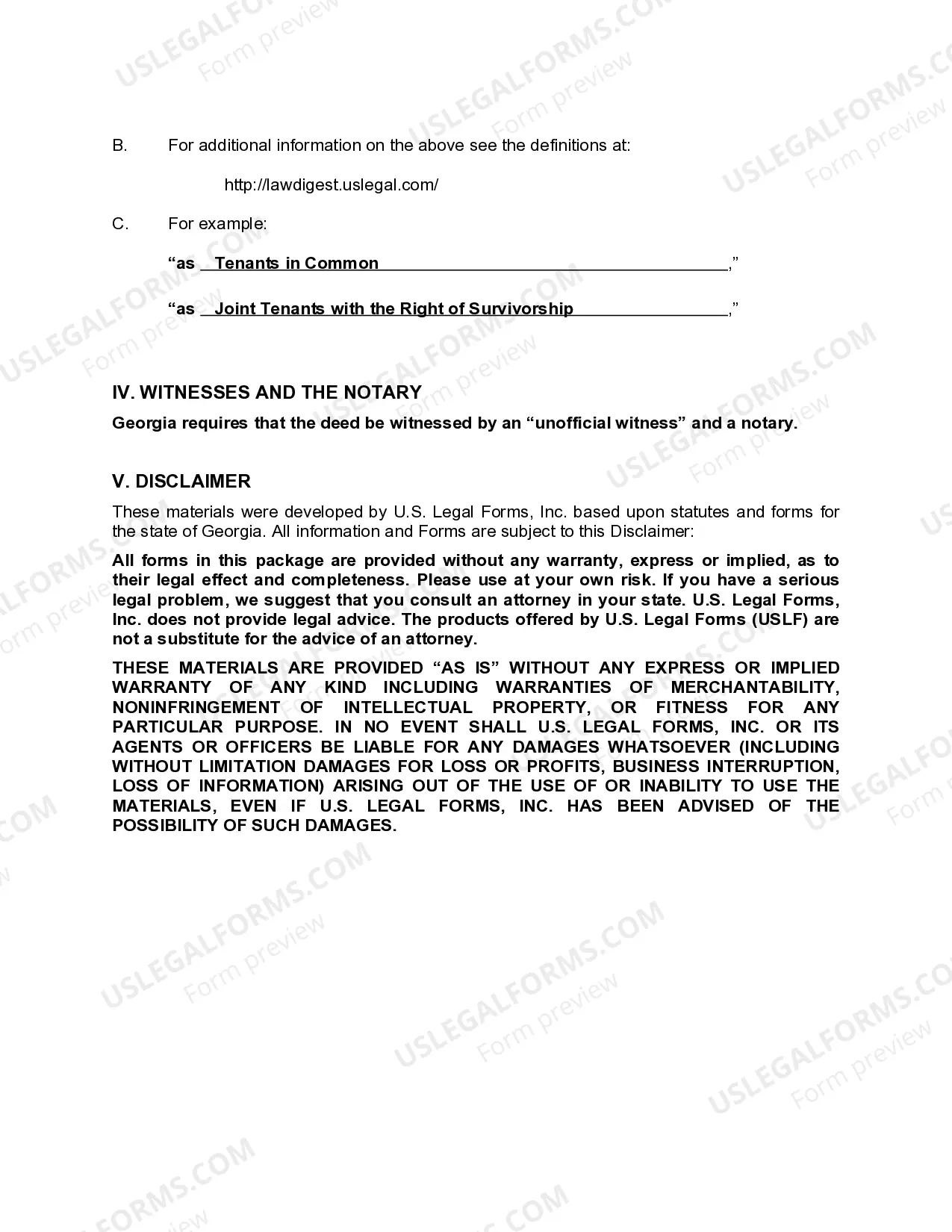 Preview Quitclaim Deed - Two Individuals to Six Individuals