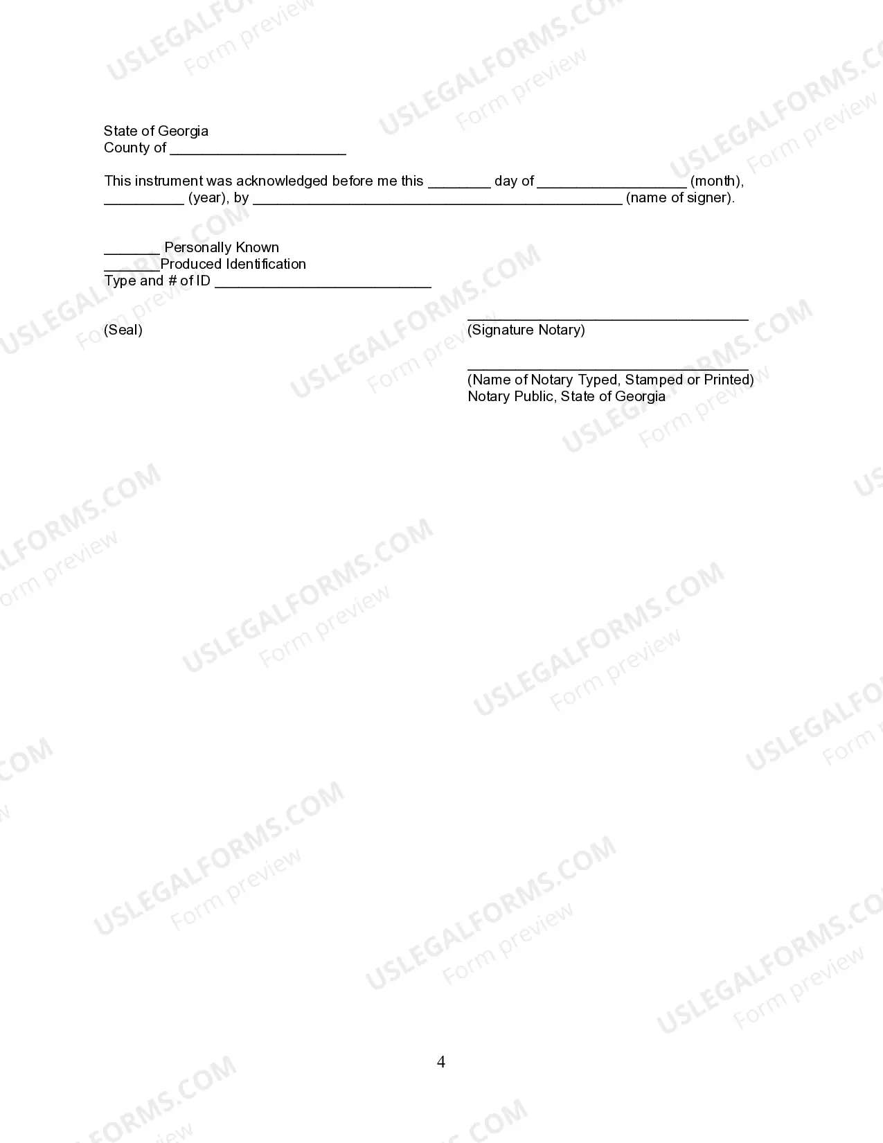 Preview Executors Deed with Life Estate and Conditions of Divestment