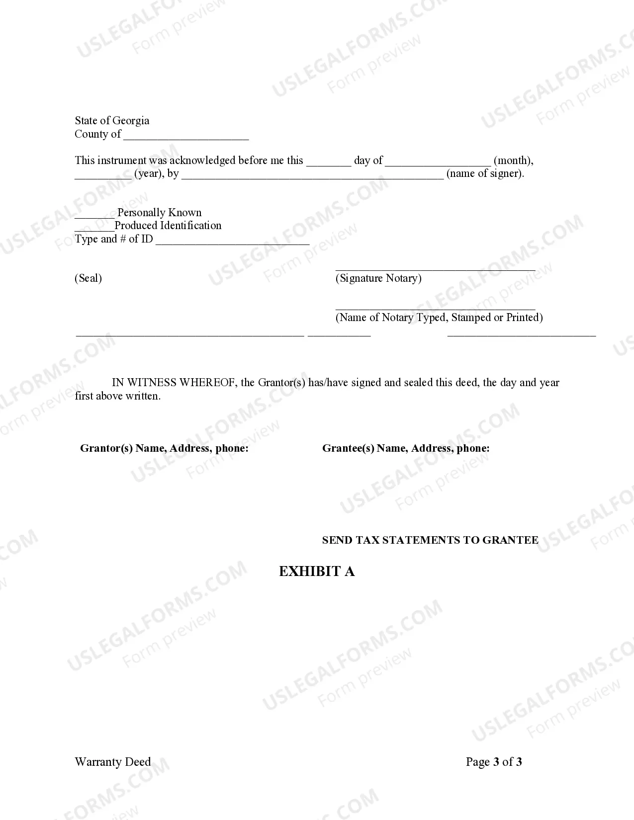 Preview Warranty Deed from two Individuals to Corporation