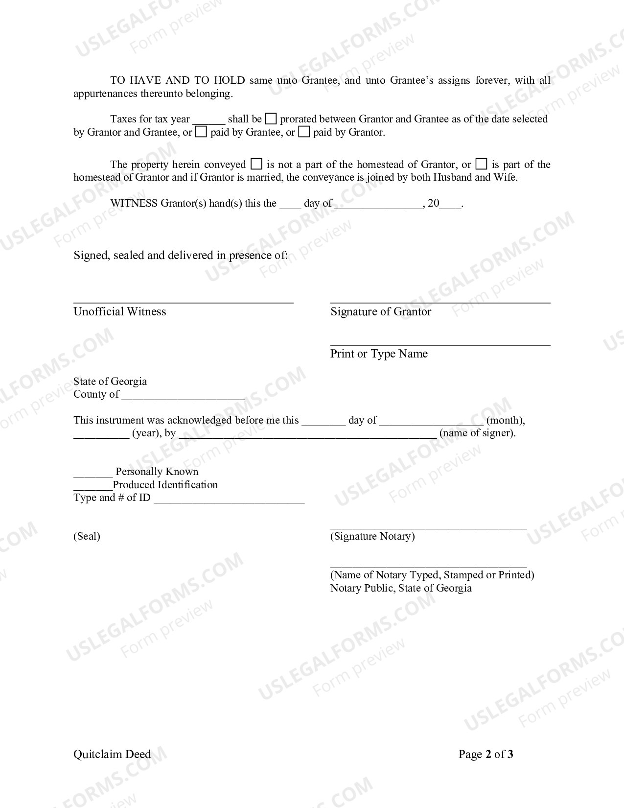 Quitclaim Deed from Individual to Corporation Quitclaim Deed