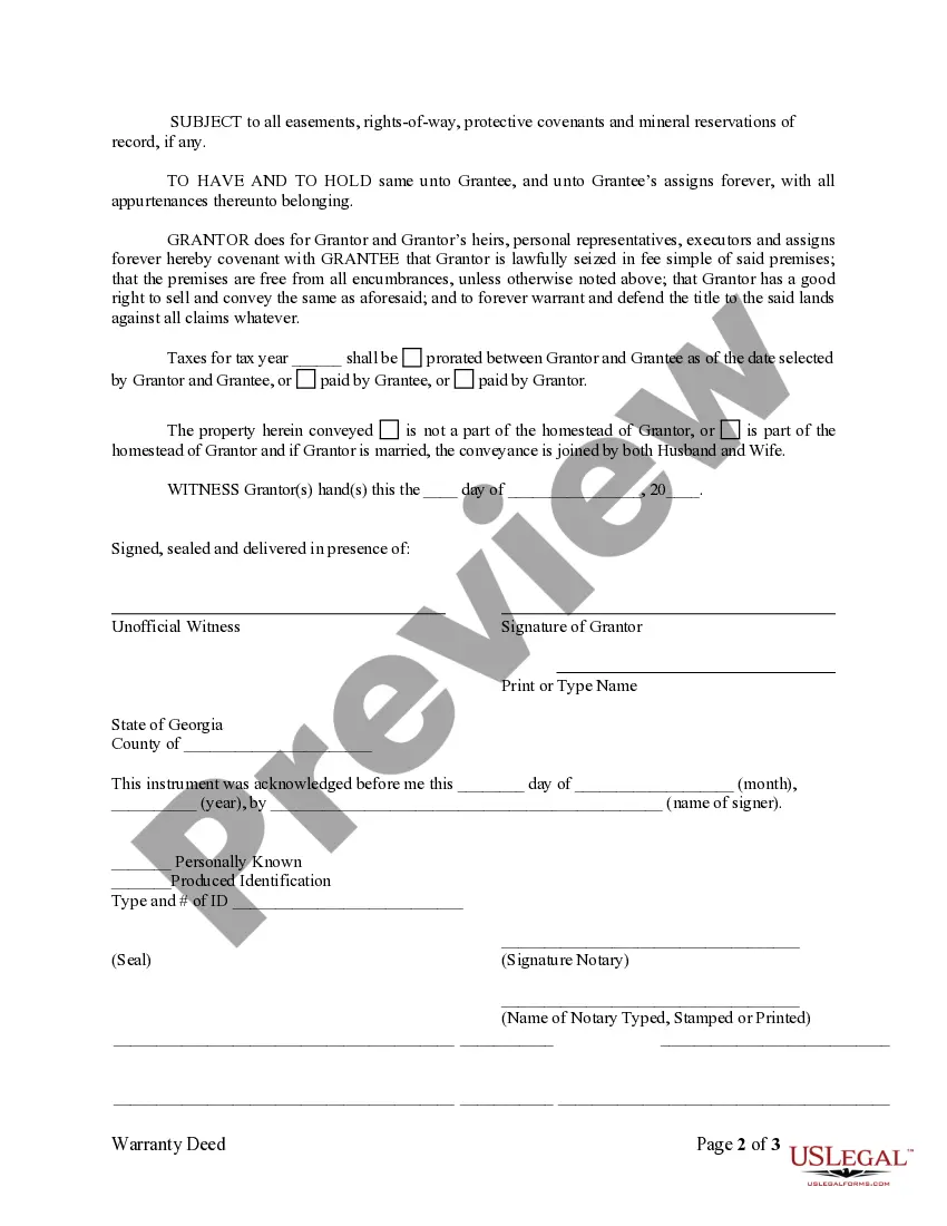 Preview Warranty Deed from Individual to LLC