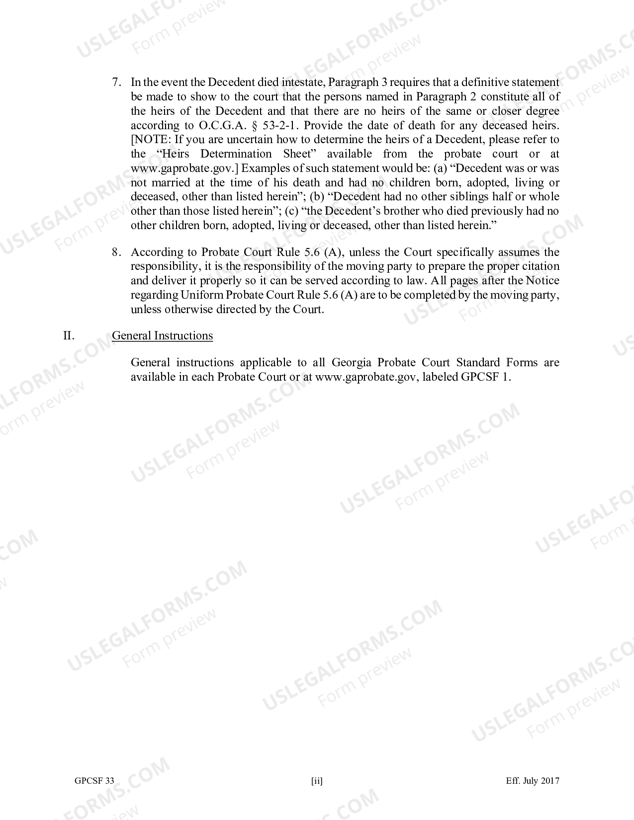 Petition for Discharge Petition For Discharge Of Personal