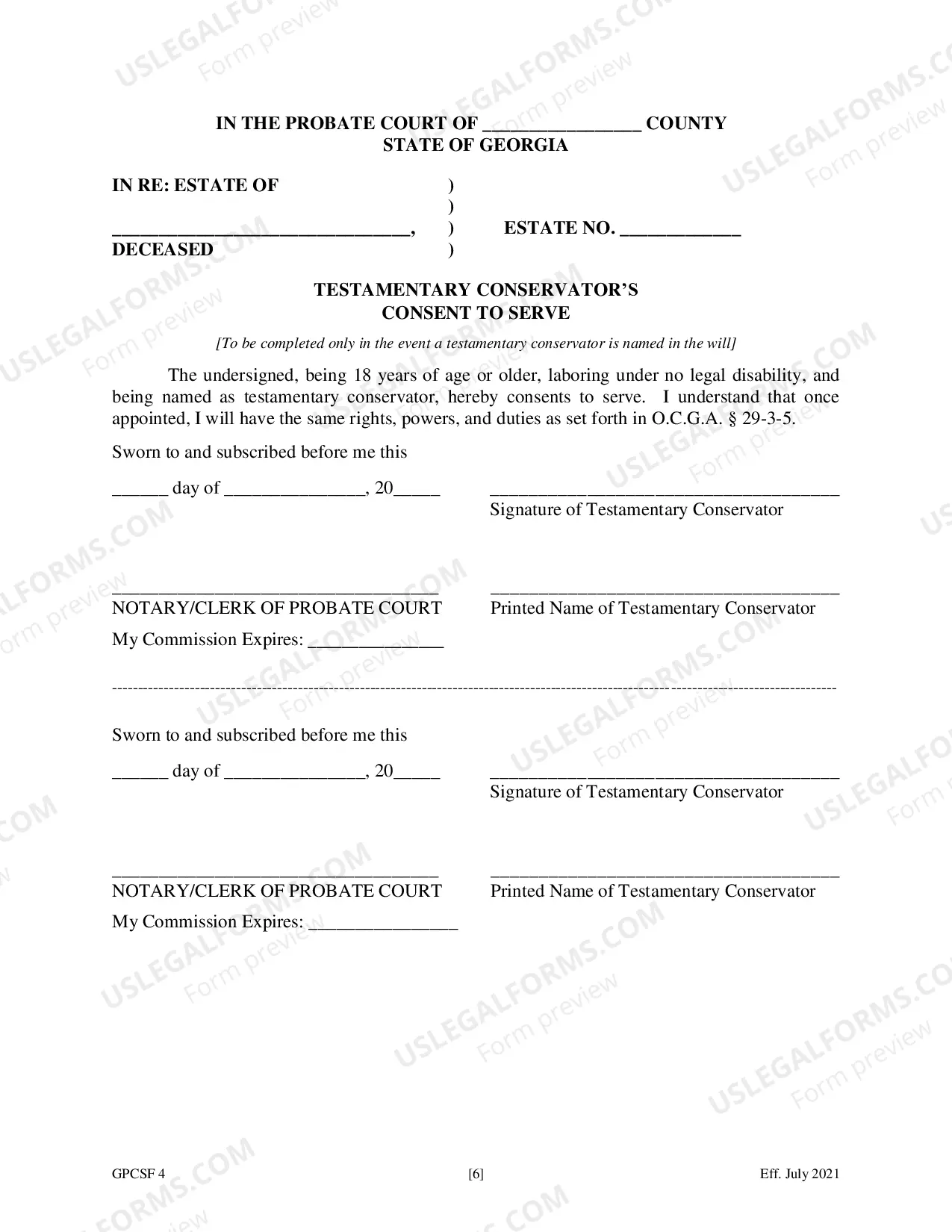 Preview Petition to Probate Will in Common Form