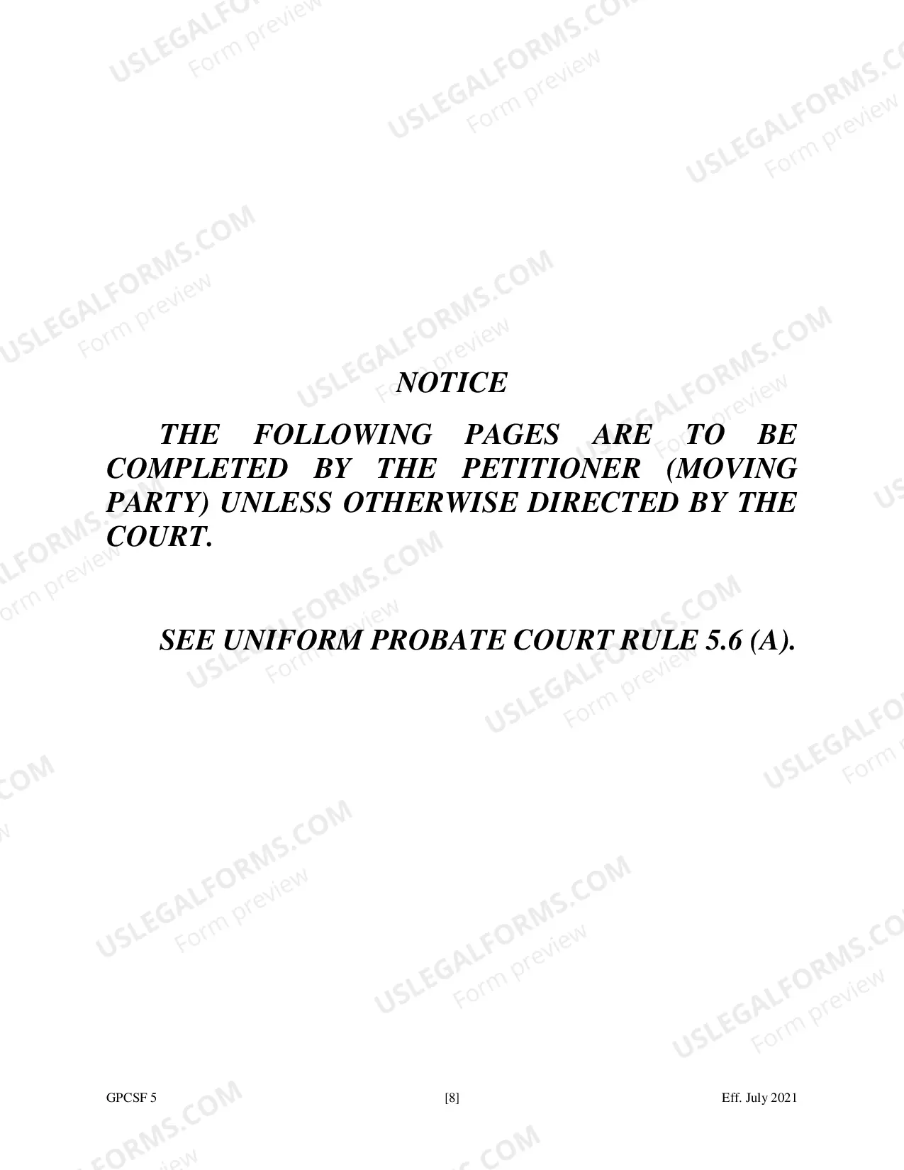 Preview Petition to Probate Will in Solemn Form