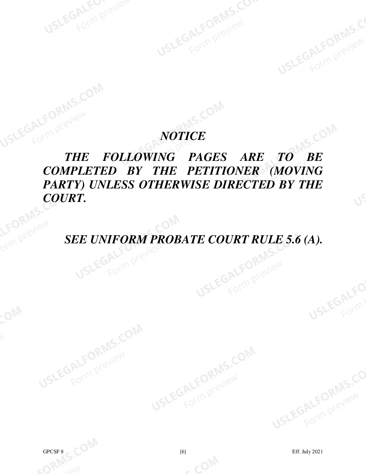 Preview Petition for Letters of Administration with Will Annexed - Will Previously Probated