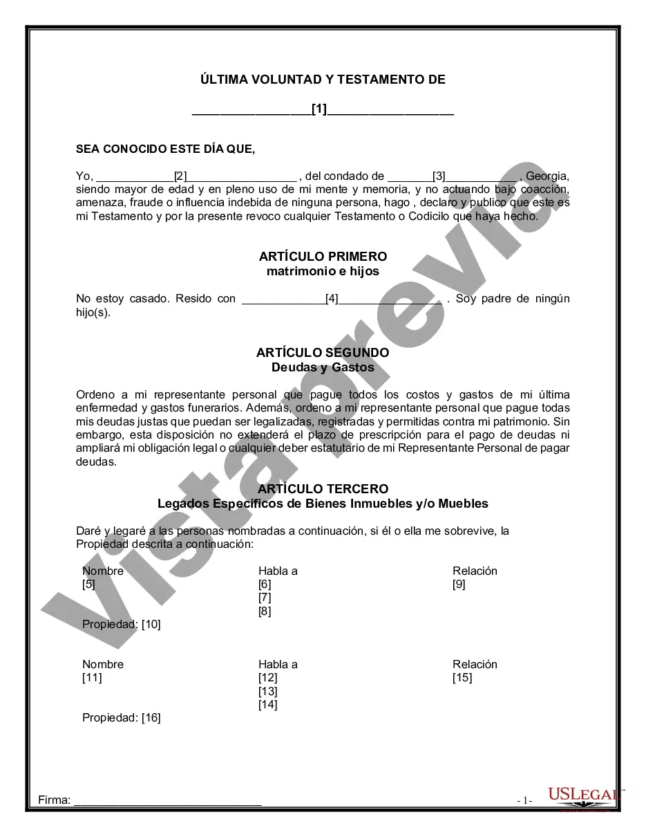 Preview Testamentos mutuos que contienen última voluntad y testamentos para personas solteras que viven juntas sin hijos