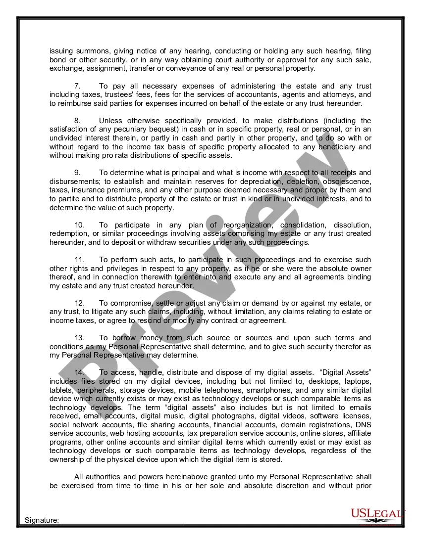 Preview Mutual Wills containing Last Will and Testaments for Man and Woman living together not Married with No Children