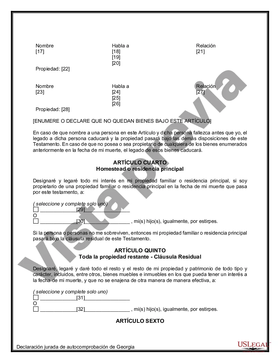 Preview Paquete de Testamentos Mutuos de Últimas Voluntades y Testamentos para Personas Solteras que conviven con Hijos Mayores de Edad