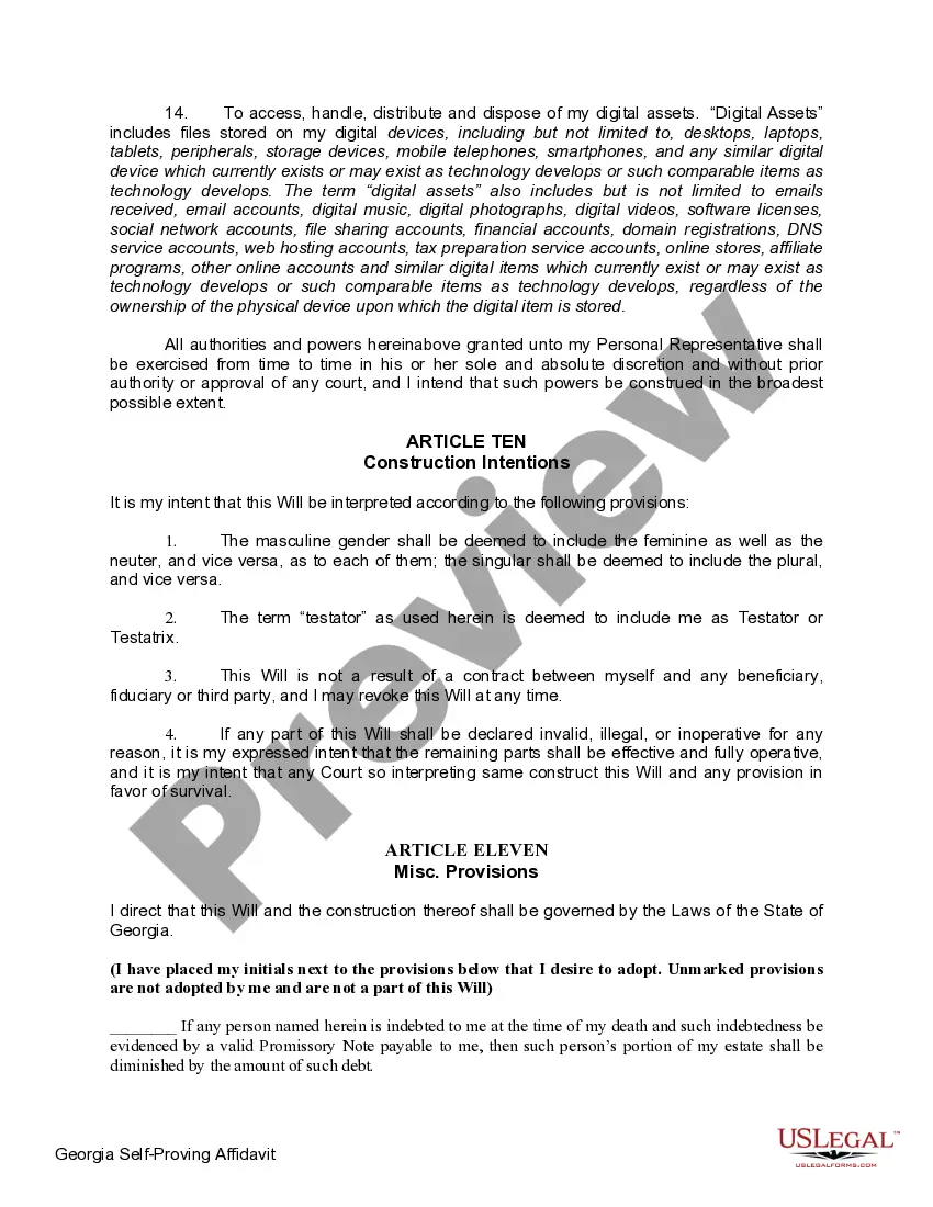 Preview Mutual Wills Package of Last Wills and Testaments for Man and Woman living together not Married with Adult Children