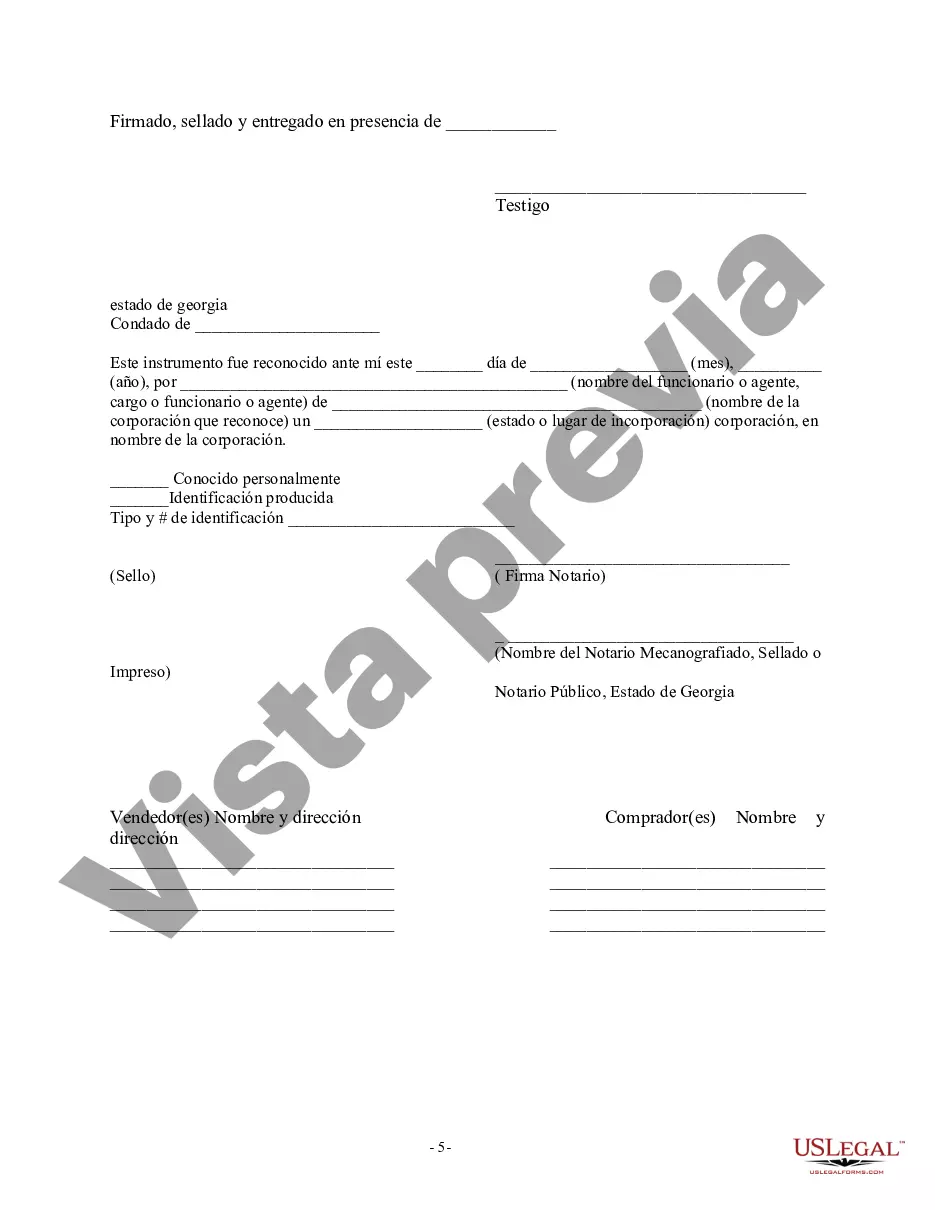 Preview Factura de venta en relación con la venta del negocio por parte del vendedor individual o corporativo