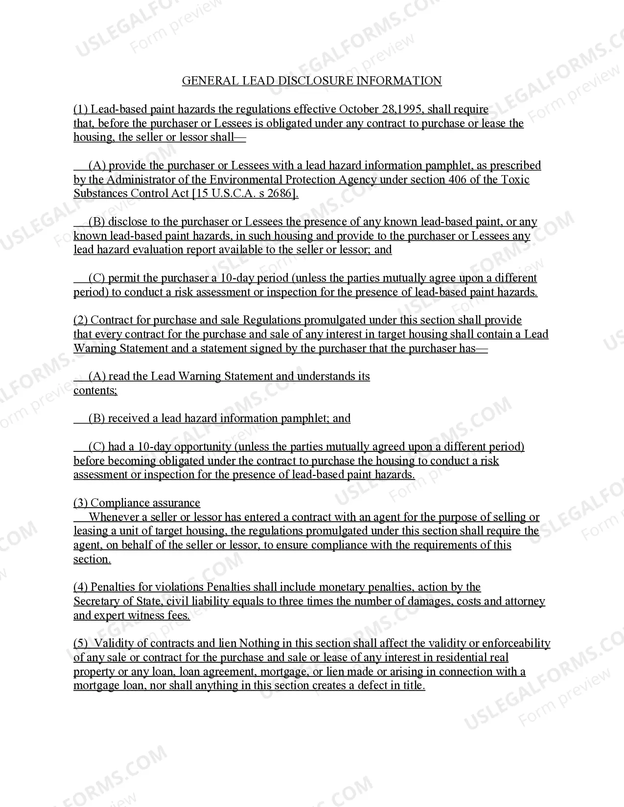 Preview Residential Lease