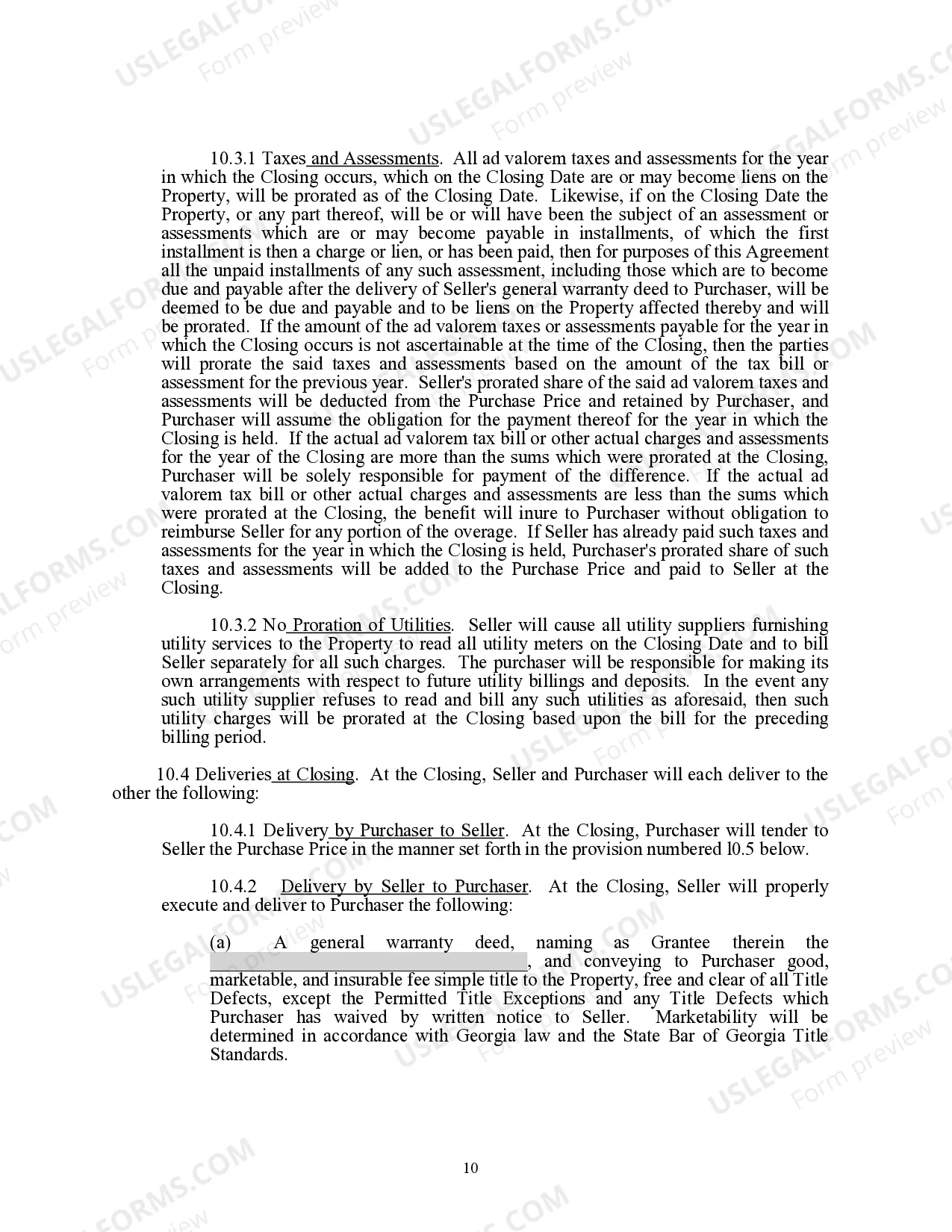 Preview Option for the Purchase of Improved Real Property