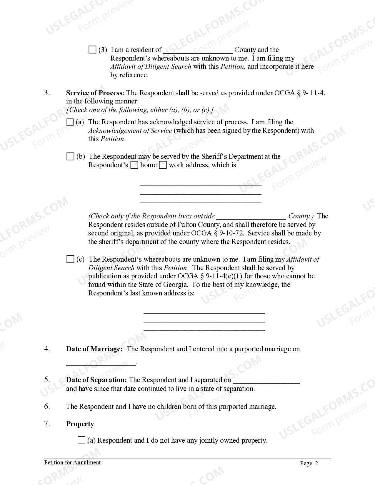 Preview Petition for Annulment