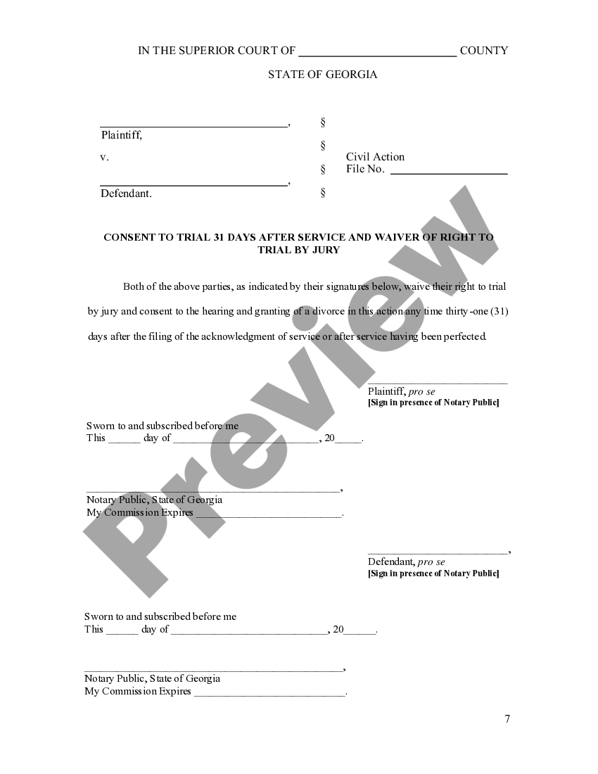 Divorce Consent Form Us Legal Forms