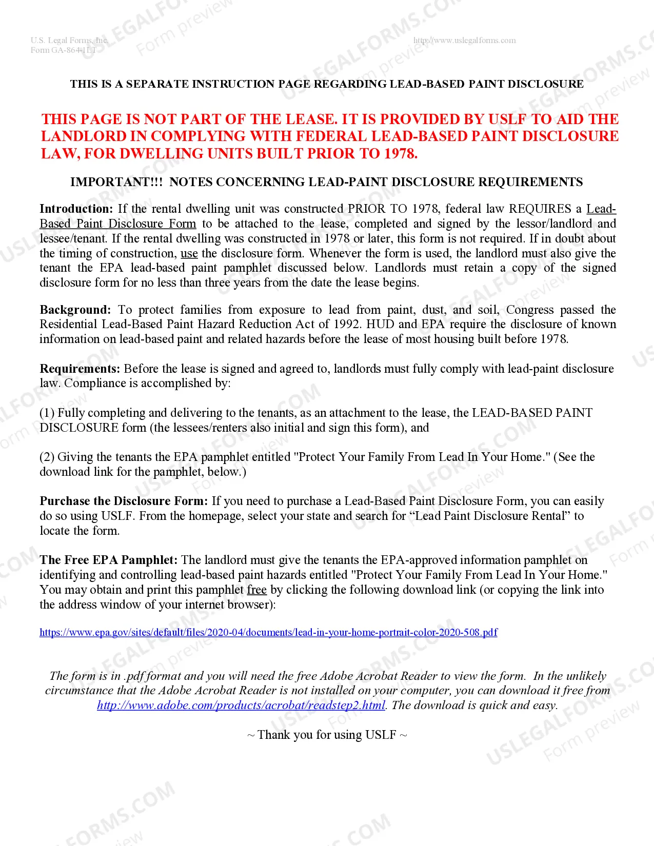 Preview Residential Lease or Rental Agreement for Month to Month