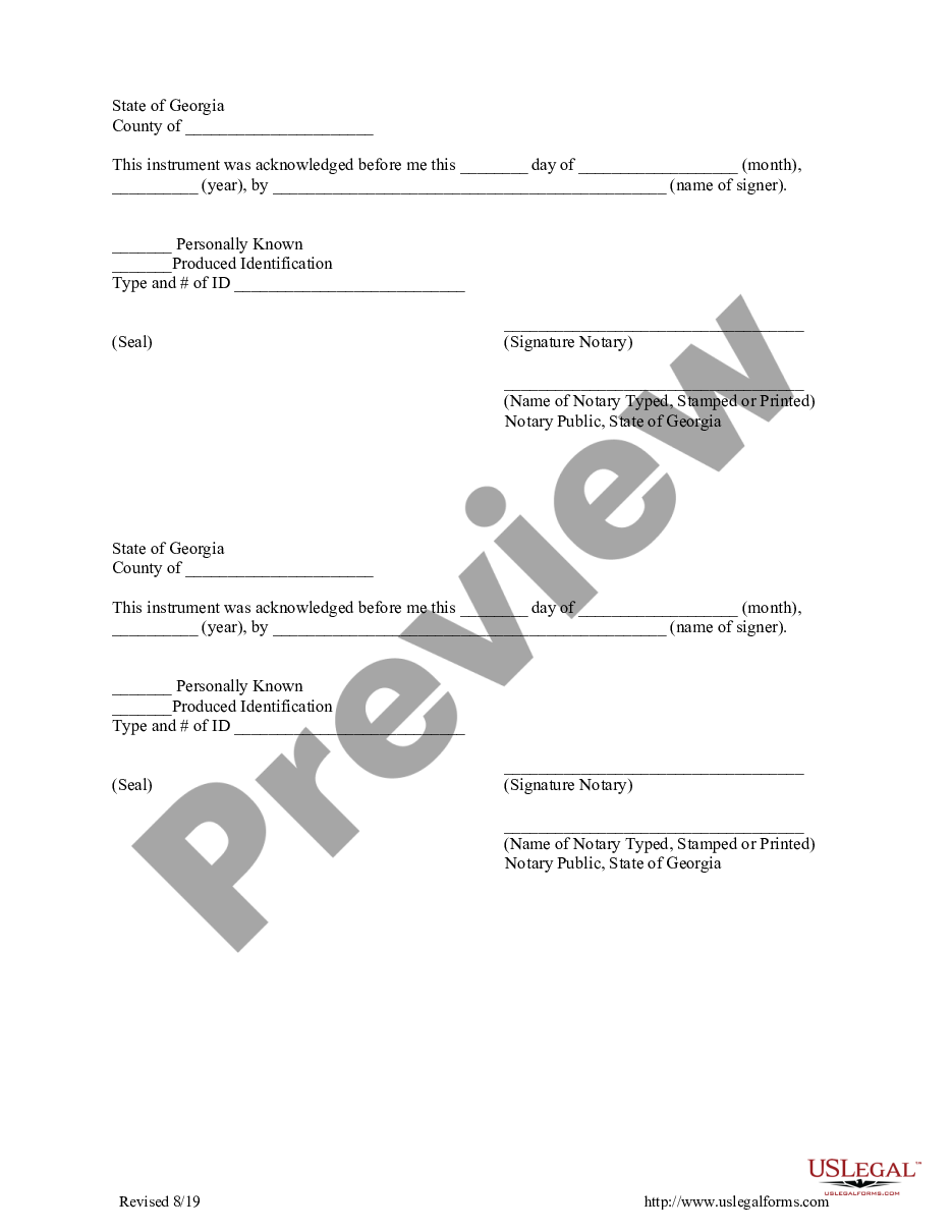 page 4 Warranty Deed - Joint Tenancy with Rights of Survivorship preview