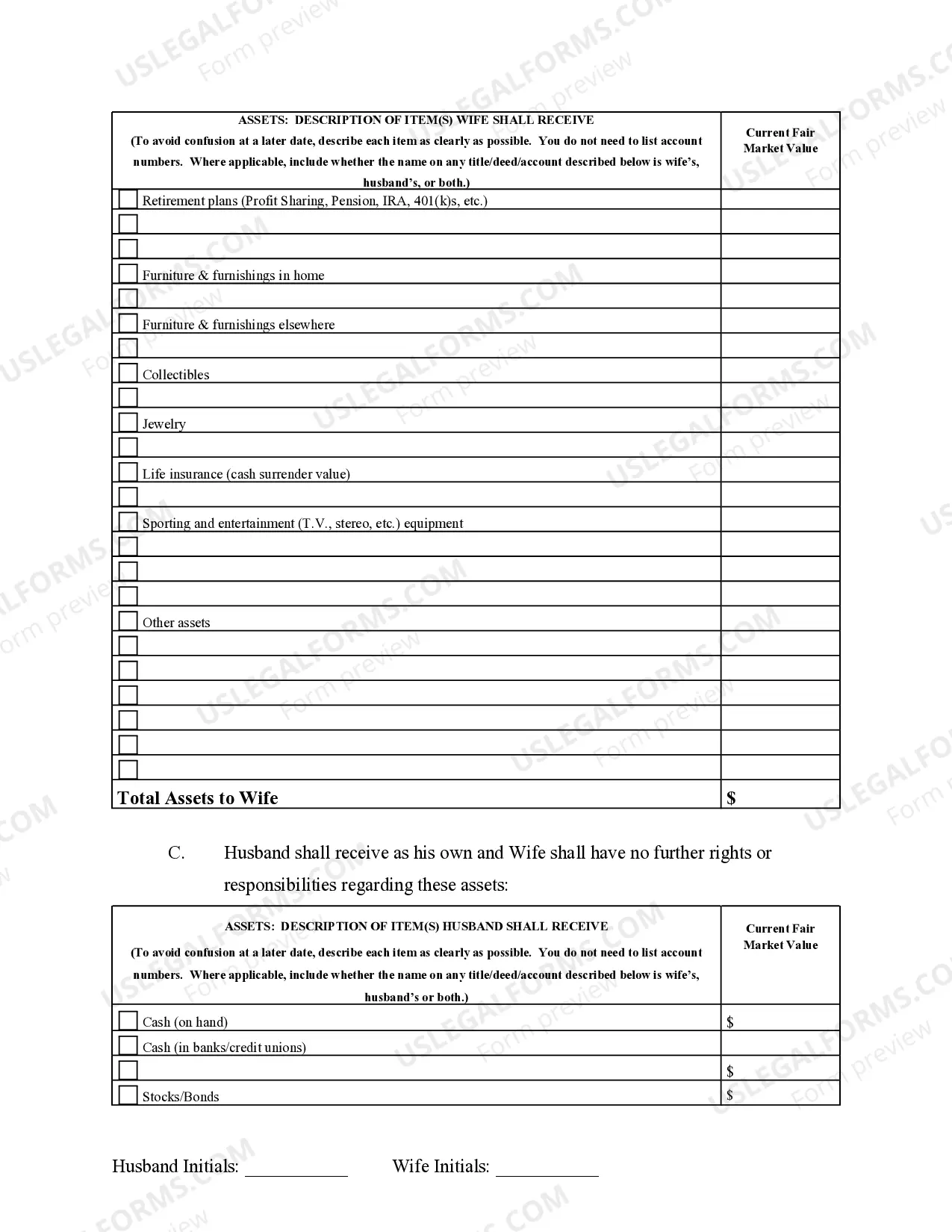 Preview Marital Legal Separation and Property Settlement Agreement Adult Children Parties May have Joint Property or Debts where Divorce Action Filed