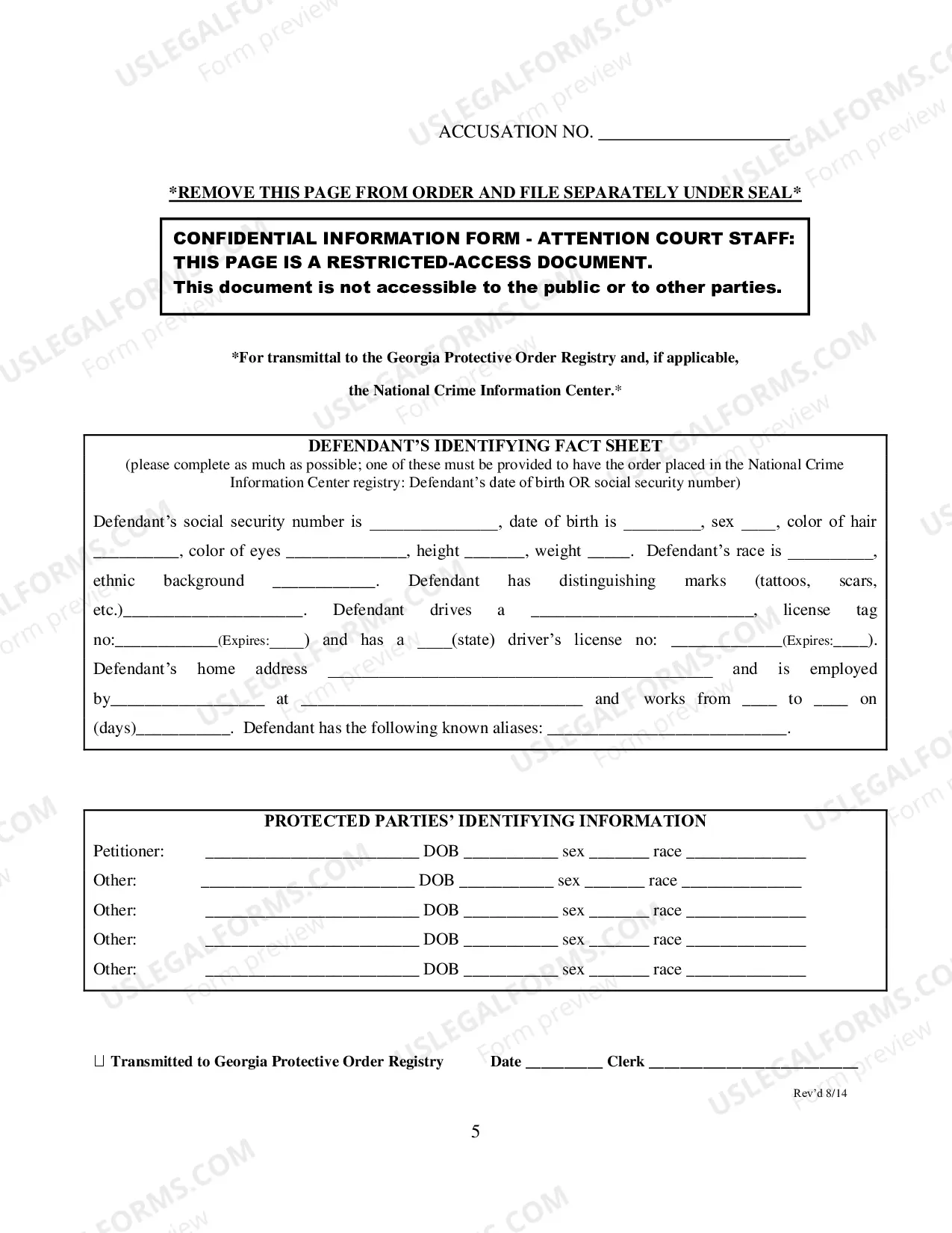 Preview Stalking Permanent Protective Order Pursuant to Criminal Conviction