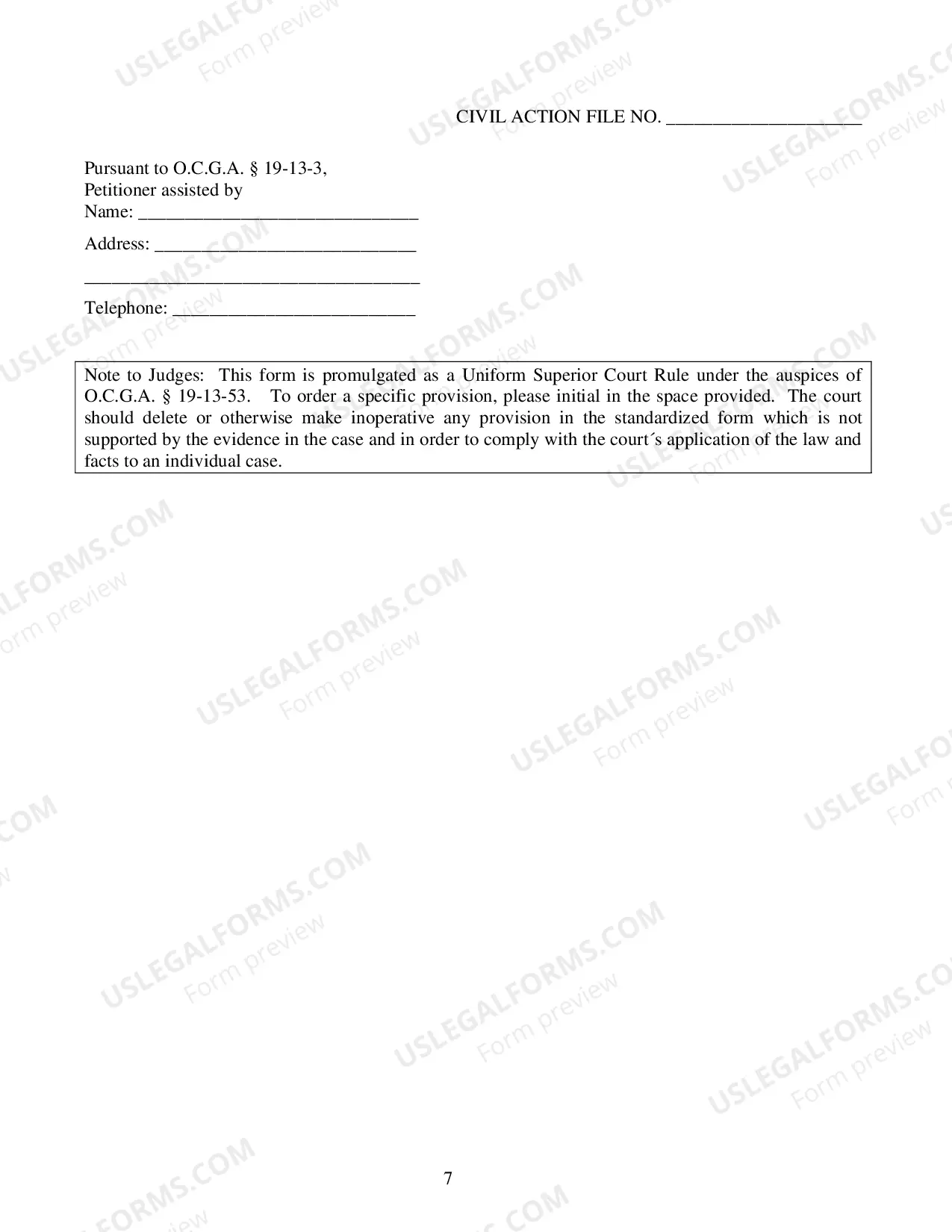 Preview Family Violence Twelve Month Protective Order