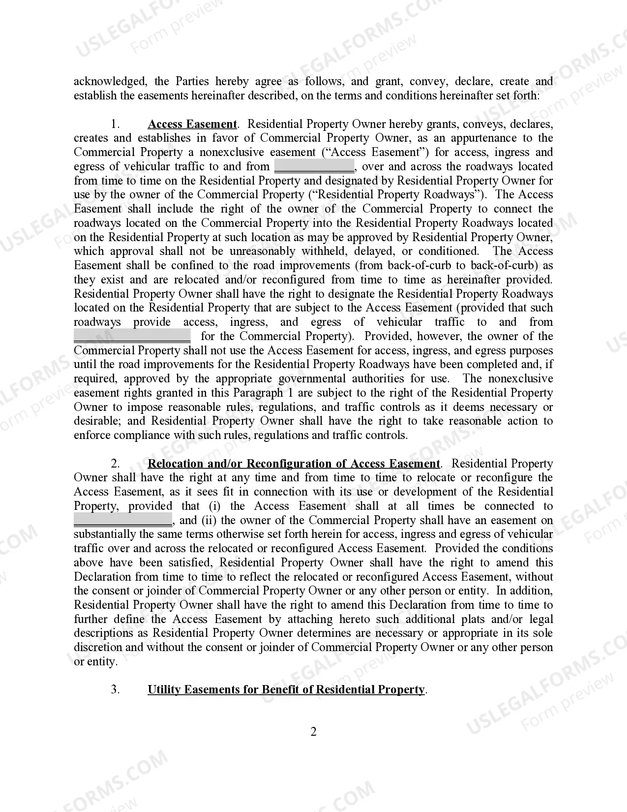 Preview Joint and Reciprocal Easement Agreement