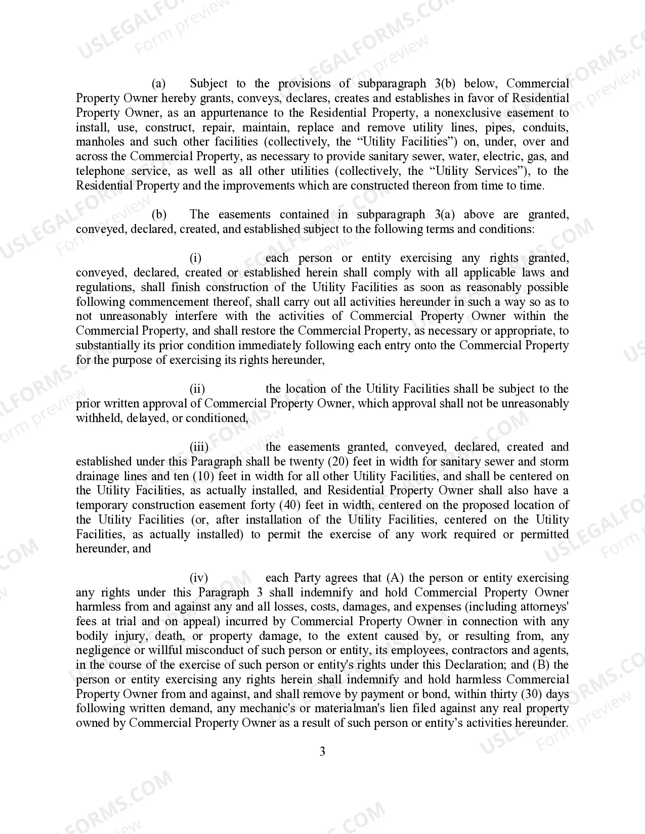 Preview Joint and Reciprocal Easement Agreement