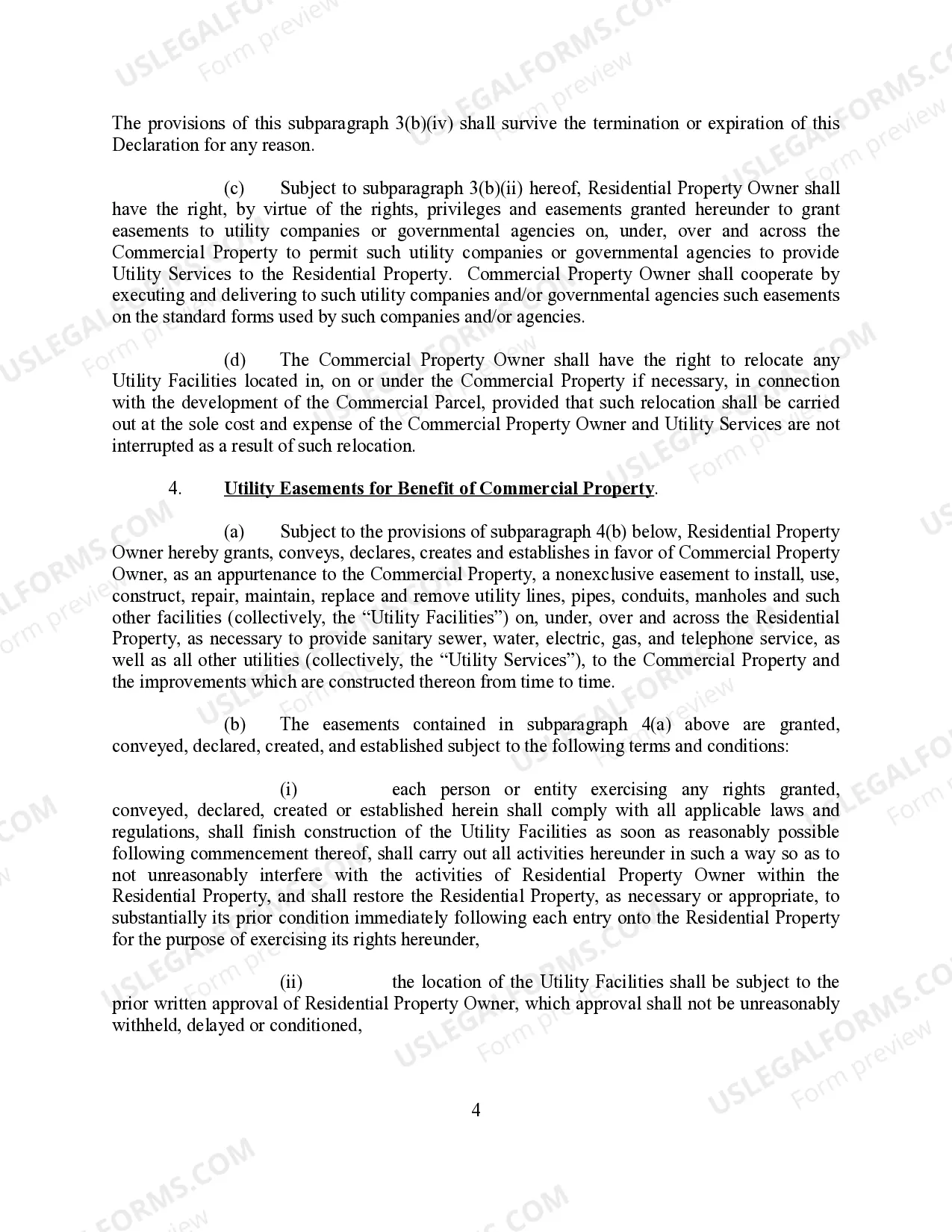 Preview Joint and Reciprocal Easement Agreement