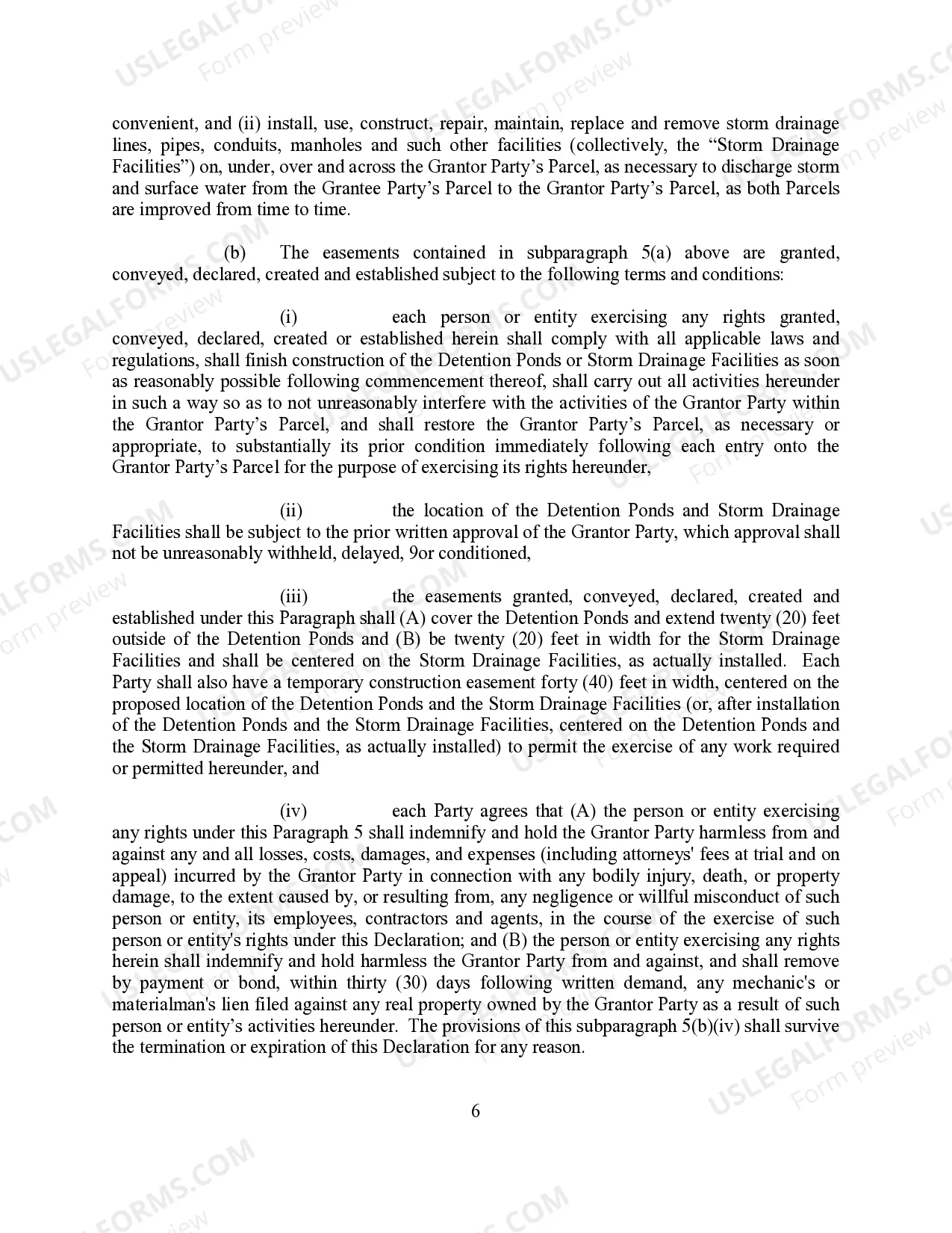 Preview Joint and Reciprocal Easement Agreement