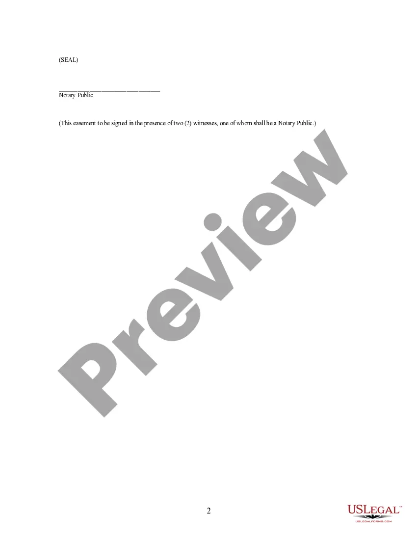 Get Easement For Power Utility Lines with Timber Restriction Preview Easement For Power Utility Lines with Timber Restriction