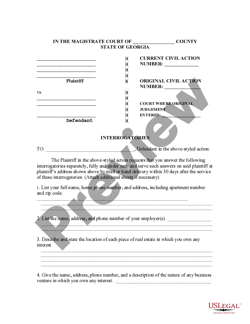 PostJudgment Interrogatories to Judgment Debtor Post