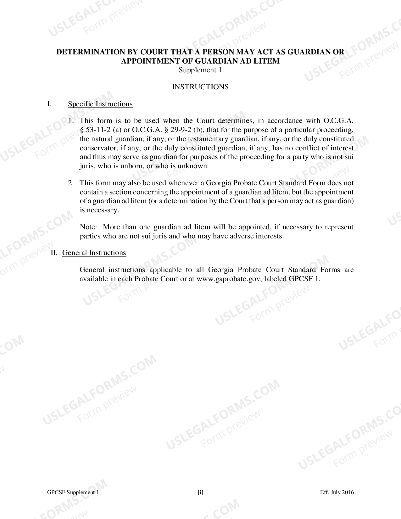 Determination by Court that a Person May Act as Guardian or