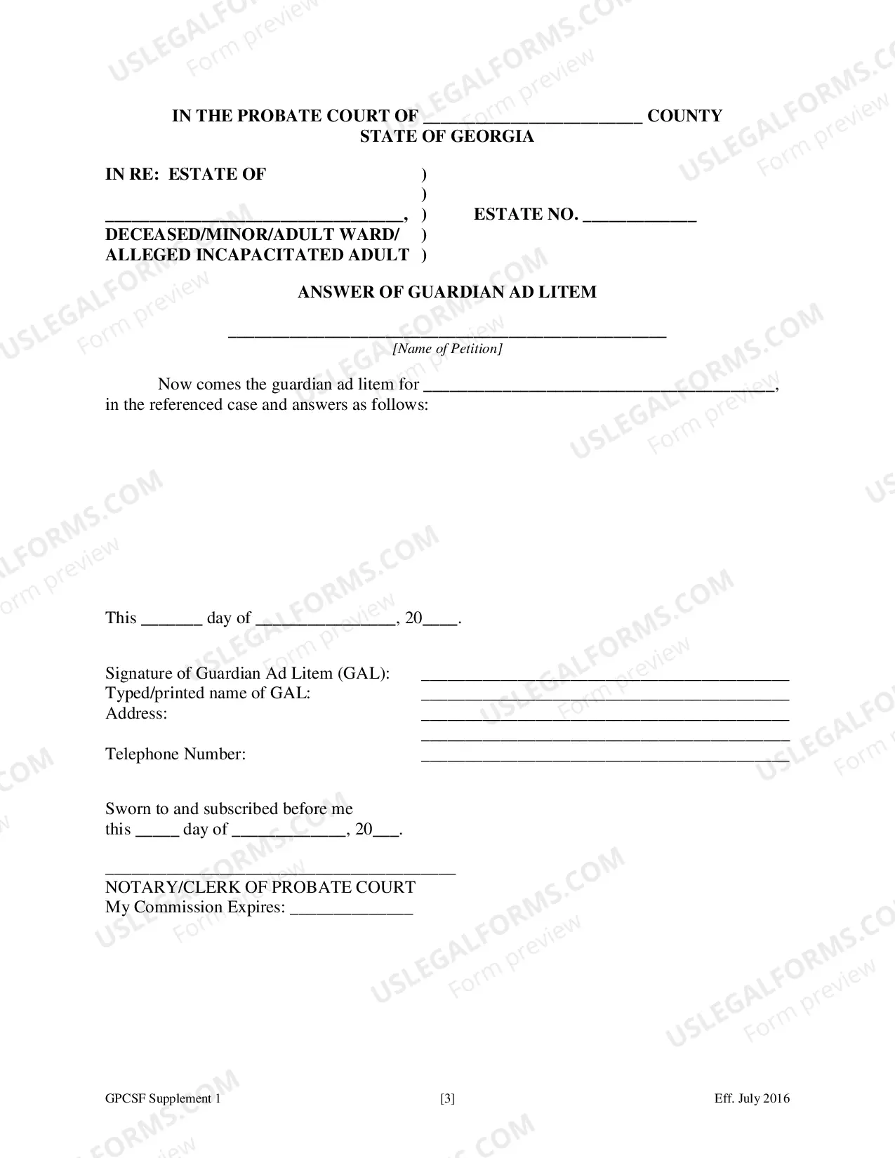 Preview Determination by Court that a Person May Act as Guardian or Appointment of Guardian ad Litem