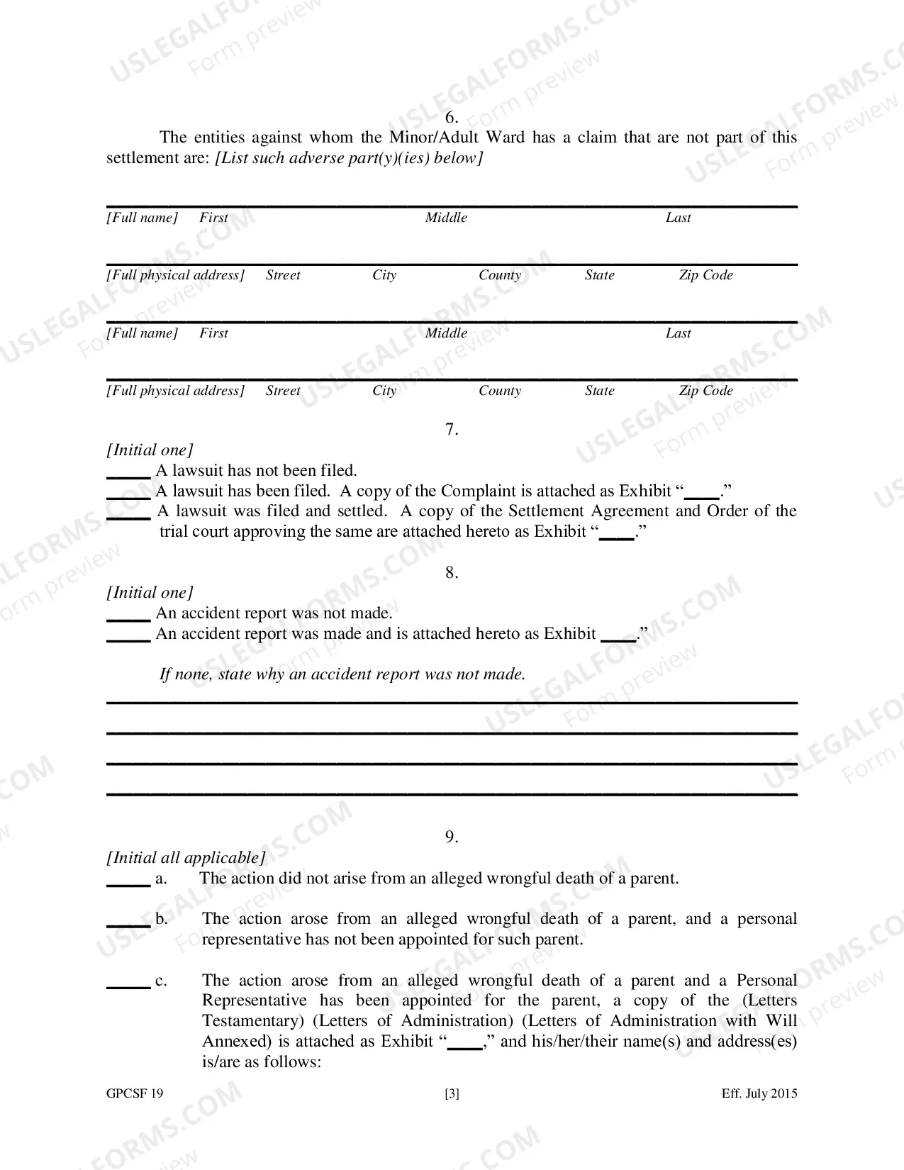 Preview Petition to Compromise Doubtful Claim of Minor or Ward