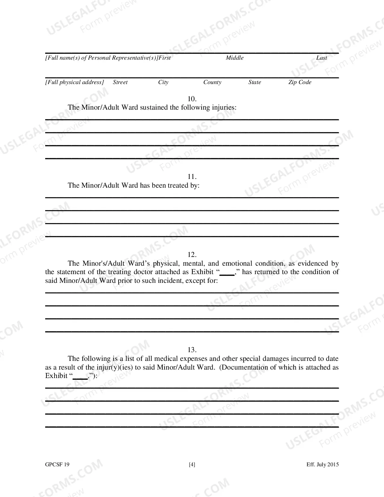 Preview Petition to Compromise Doubtful Claim of Minor or Ward