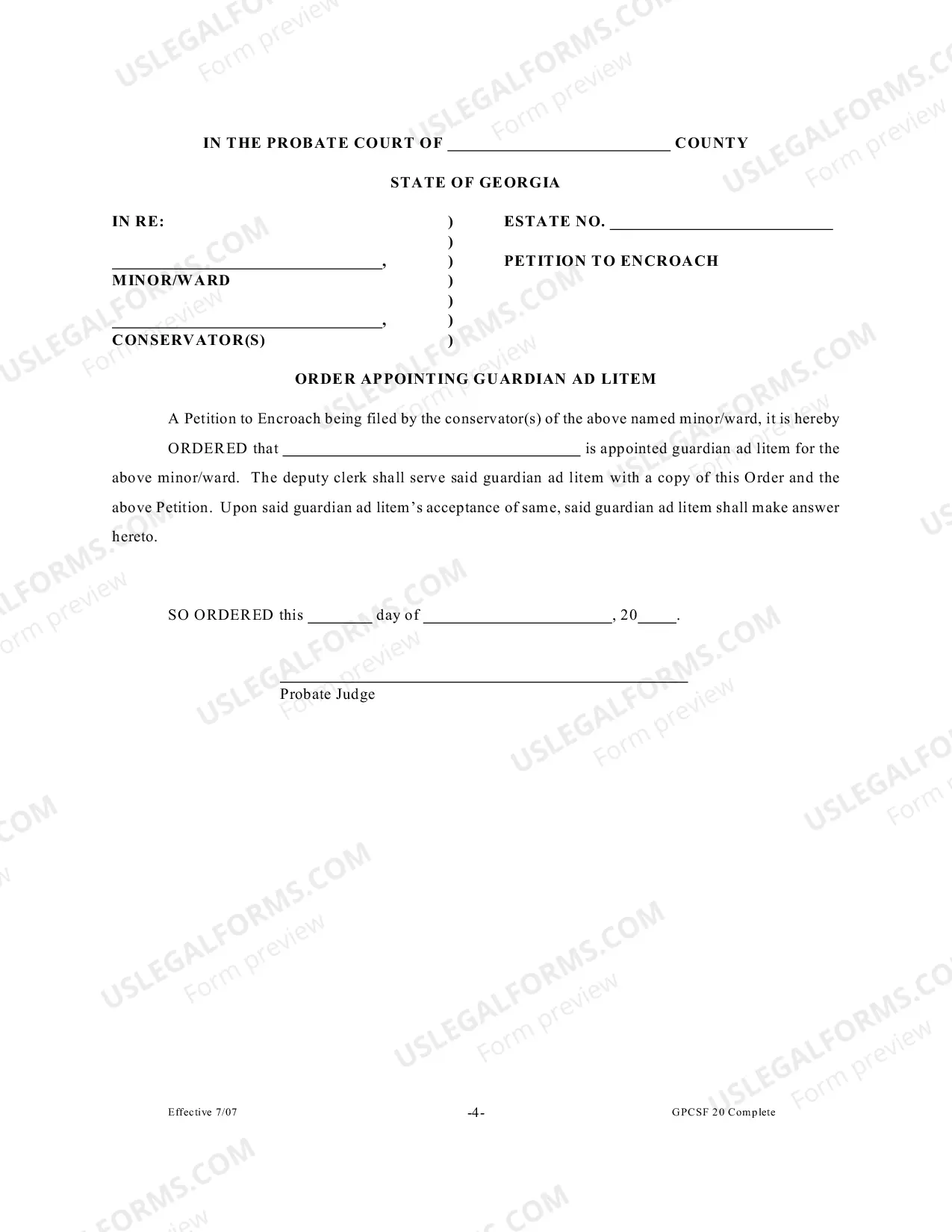 Preview Petition for Leave to Encroach on Corpus