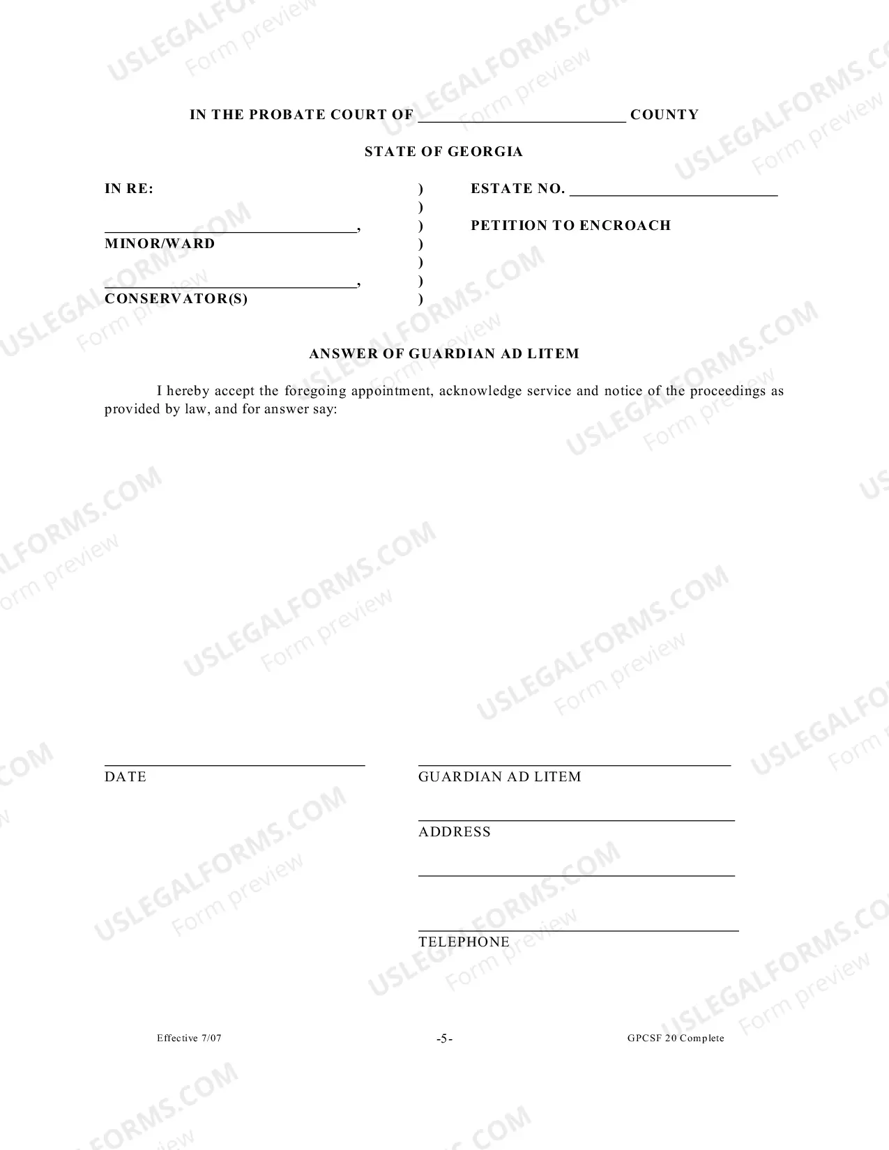 Preview Petition for Leave to Encroach on Corpus