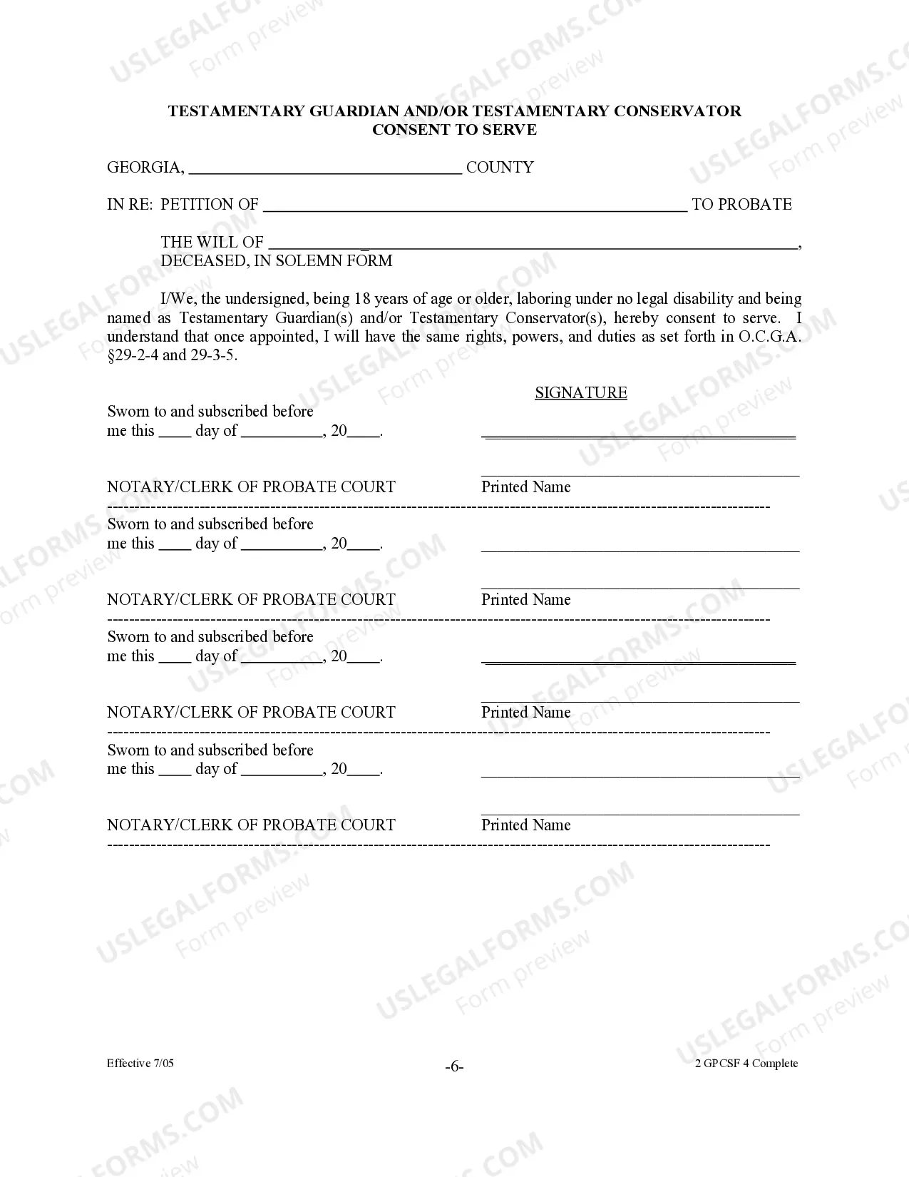 Preview Petition to Probate Will in Common Form