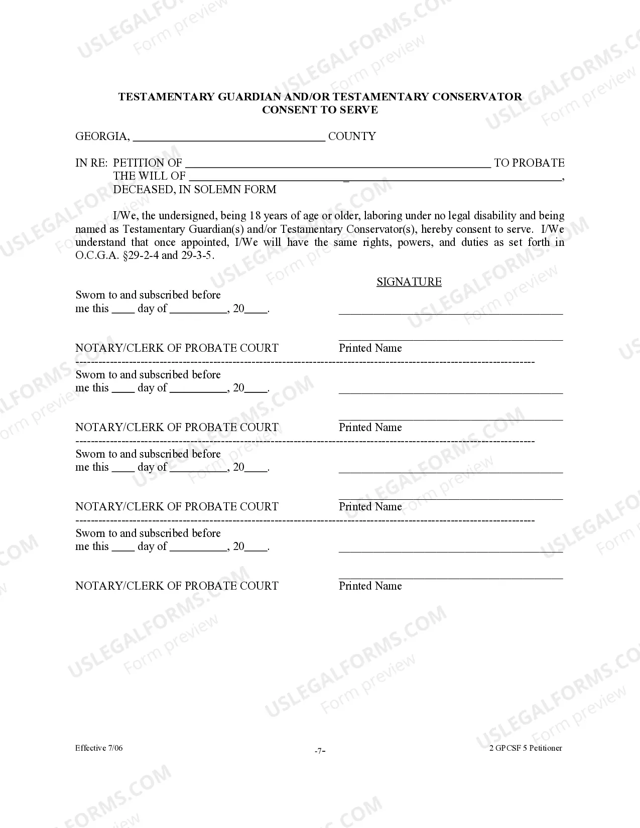 Preview Petition to Probate Will in Solemn Form