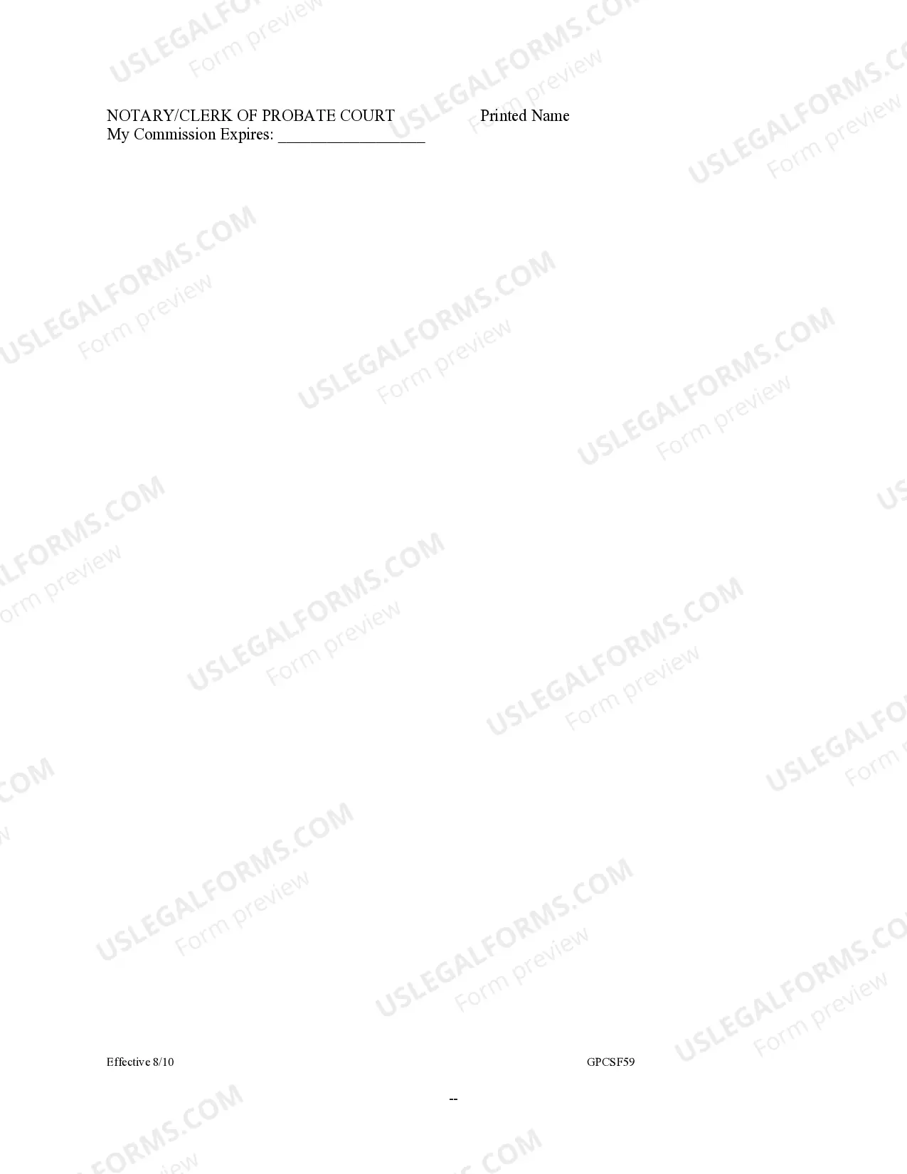 Preview Minor Conservator Inventory and Asset Management Plan