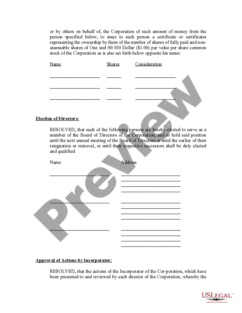 Preview Minutes for Organizational Meeting