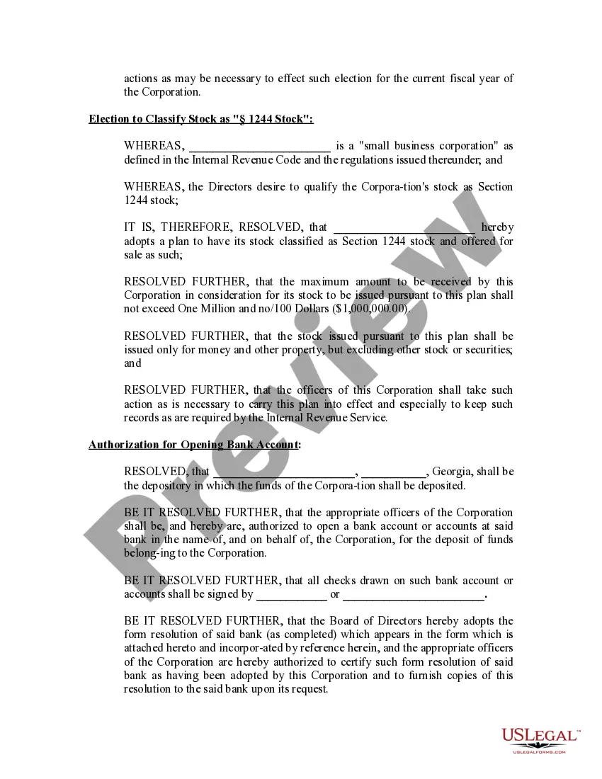 Preview Minutes for Organizational Meeting