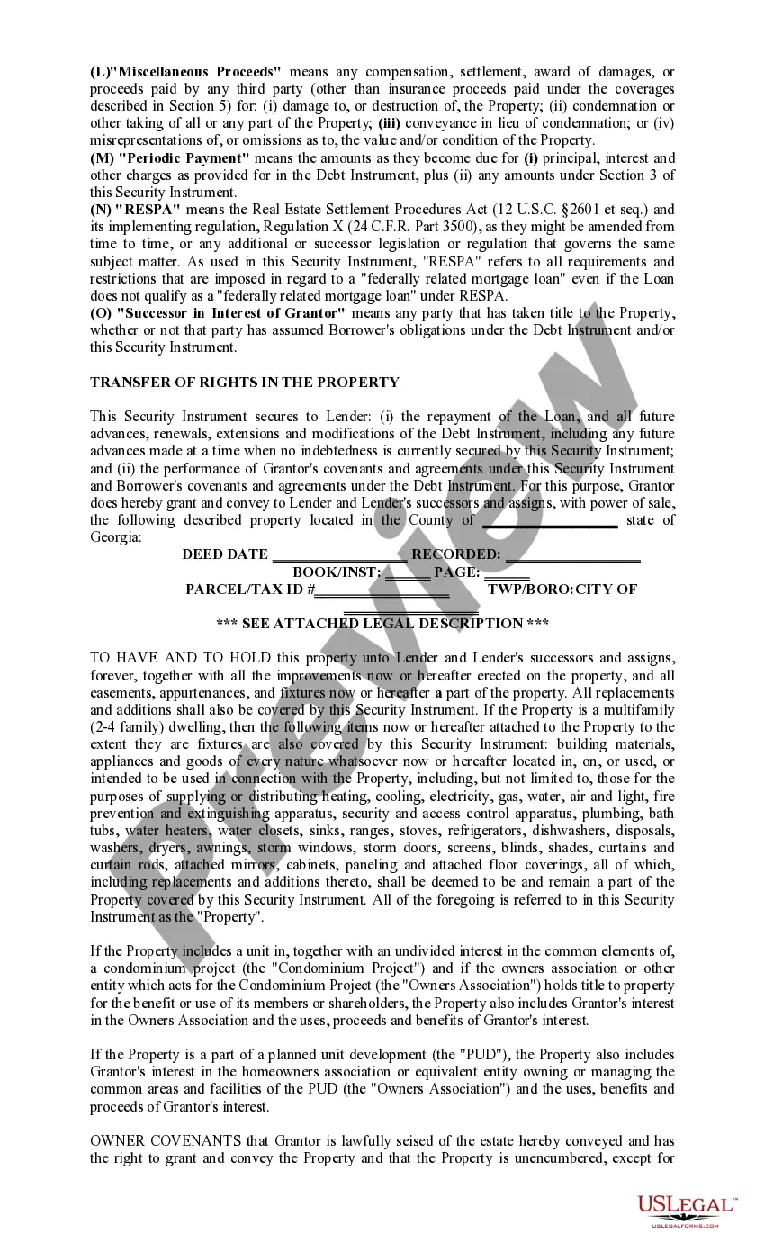 Get Home Equity Line of Credit Security Deed Preview Home Equity Line of Credit Security Deed