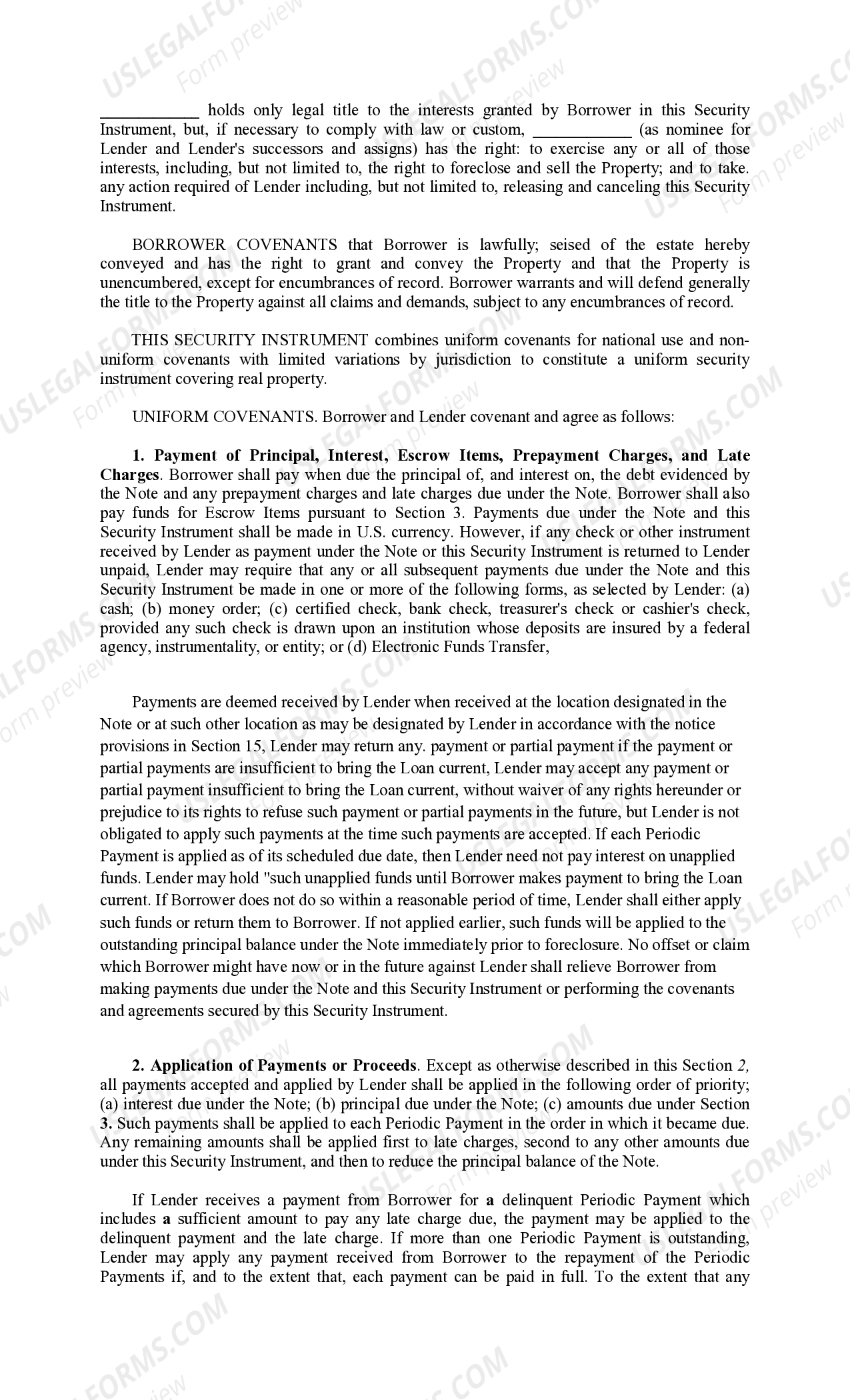 Security Deed Security Deed US Legal Forms