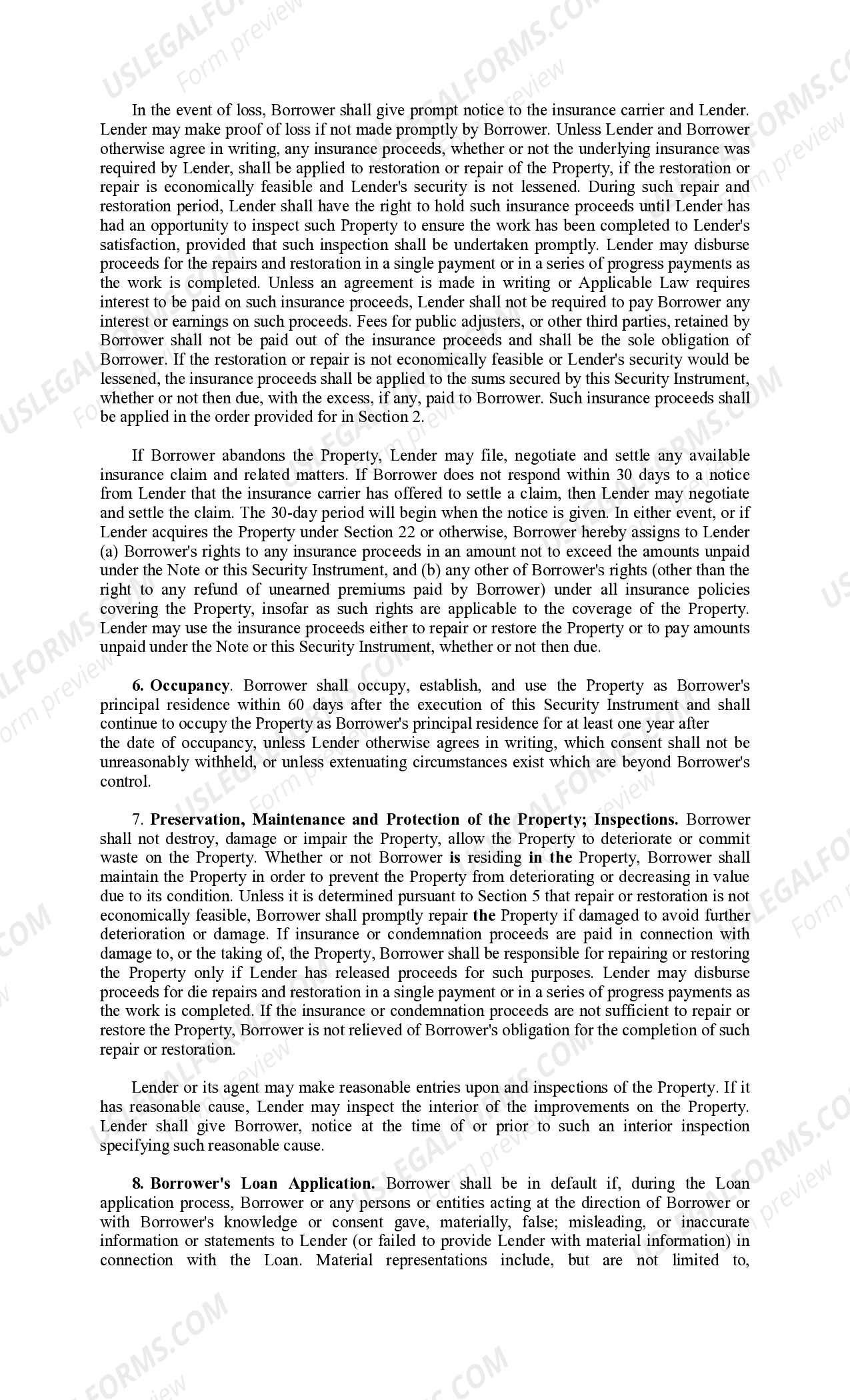 Security Deed Security Deed US Legal Forms