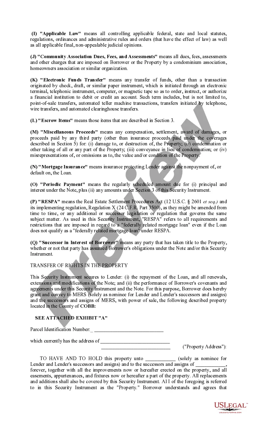 Preview Security Deed