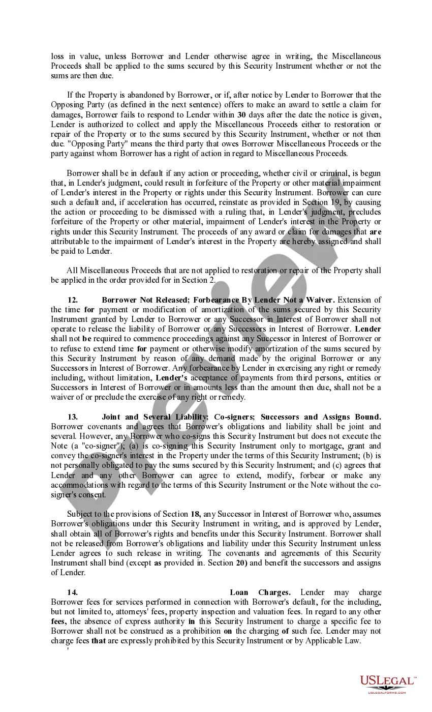 Preview Security Deed