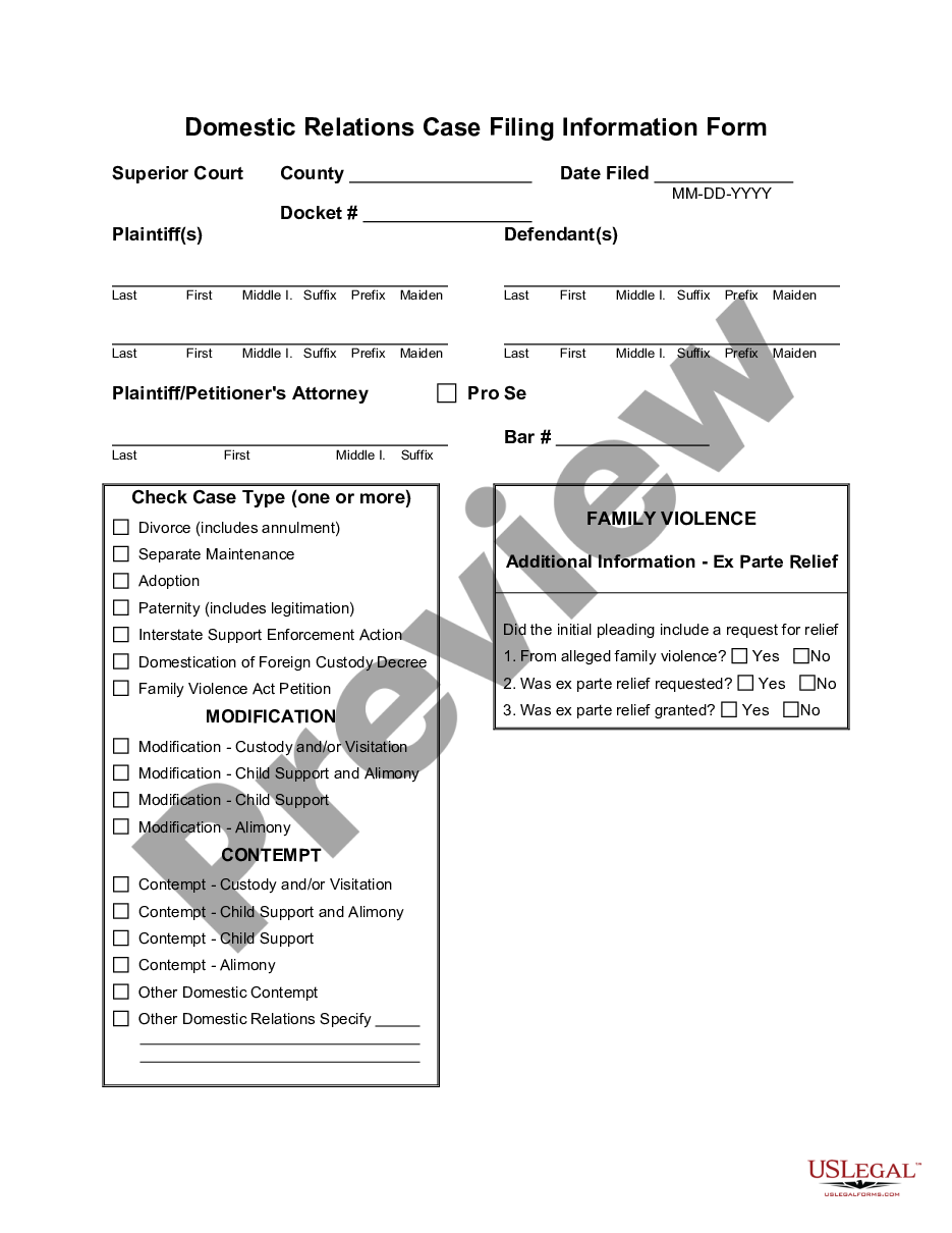 Automatic Domestic Standing Order US Legal Forms