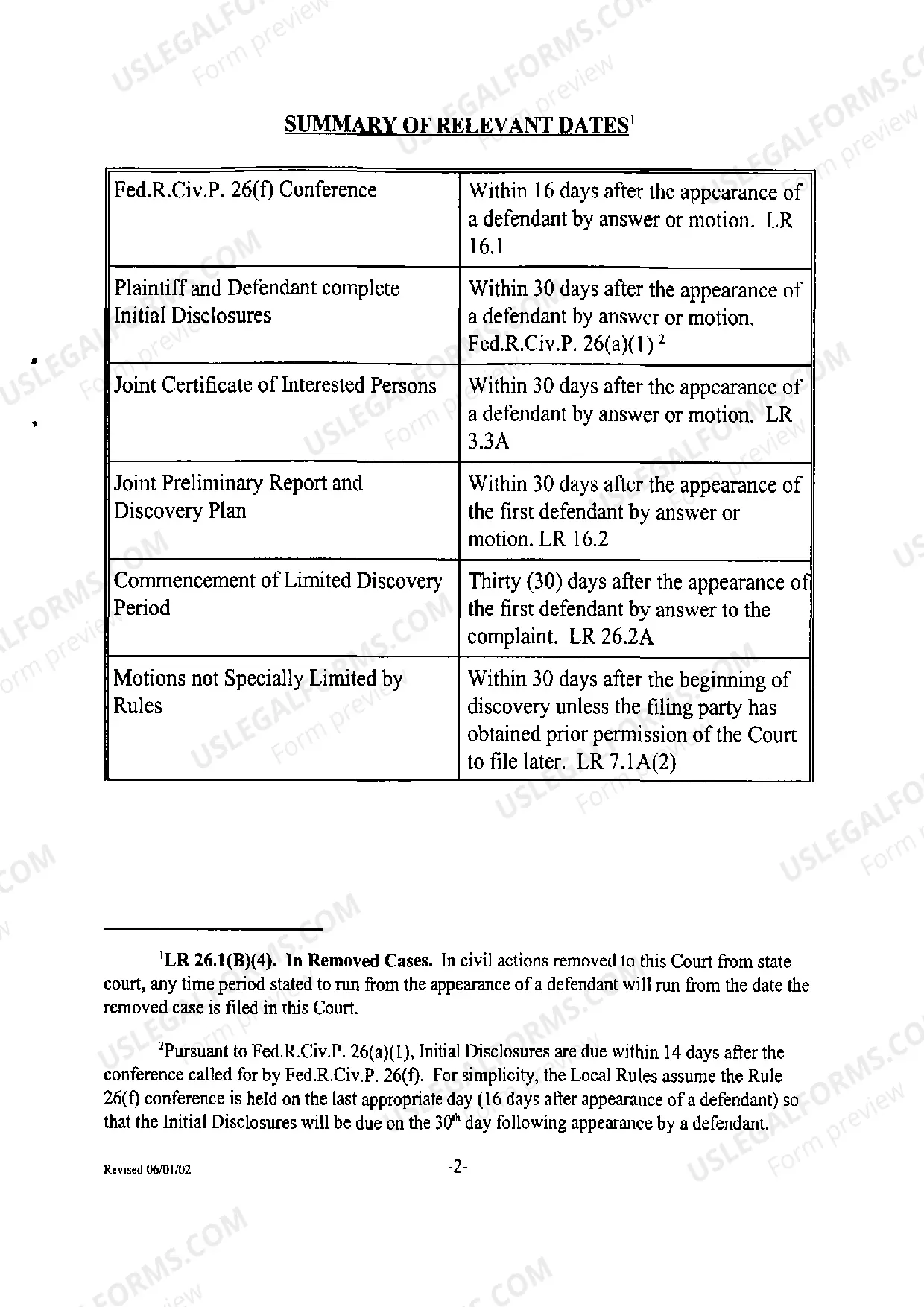 Preview Instructions Regarding Pretrial Proceedings - Northern District of Georgia